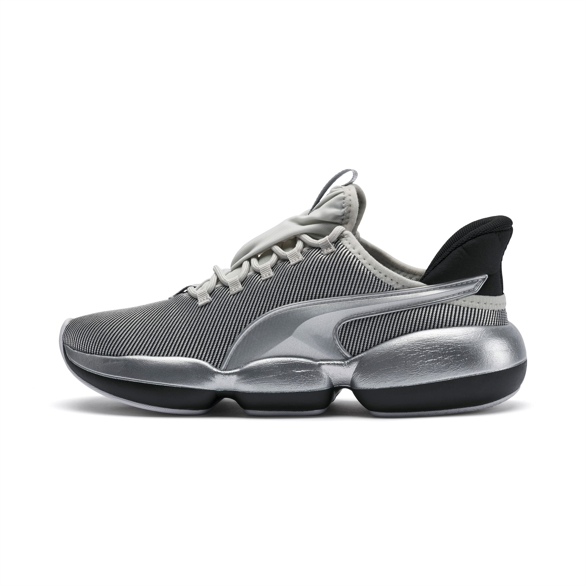 puma gray training shoes