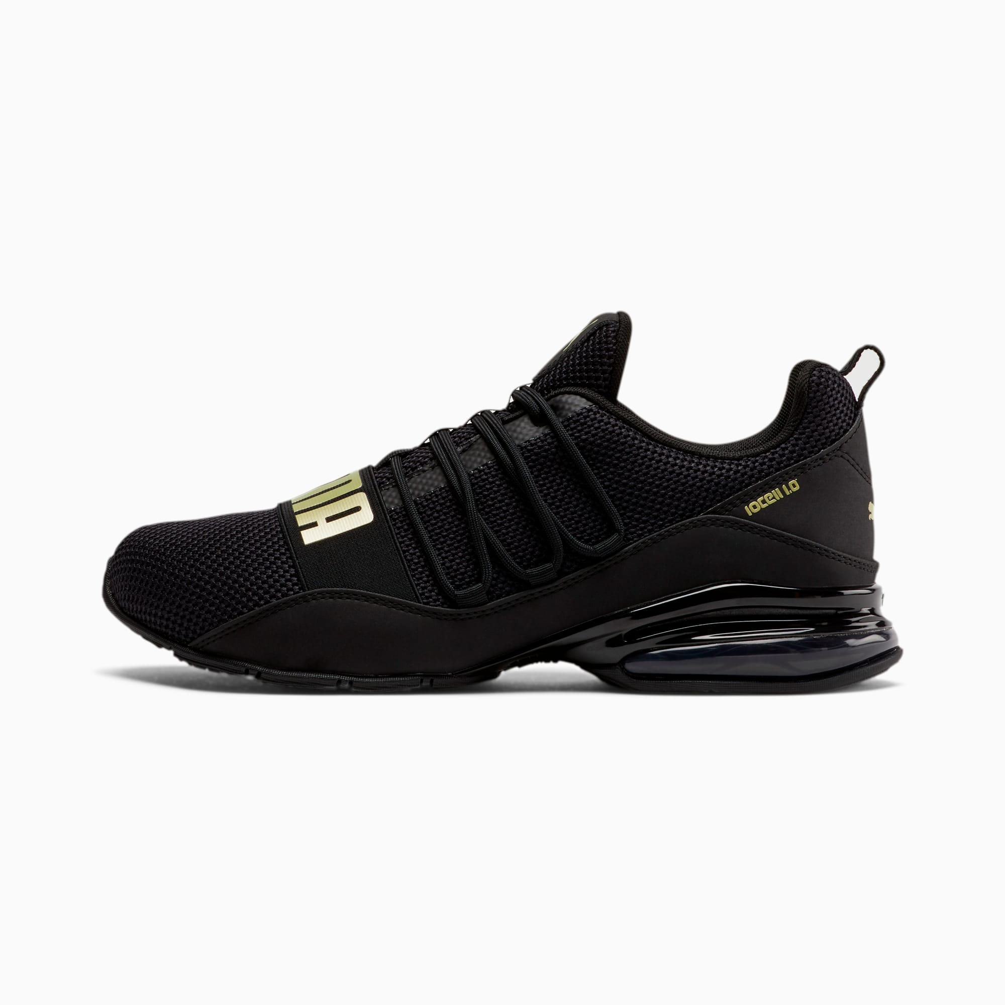 puma mens shoes black and gold