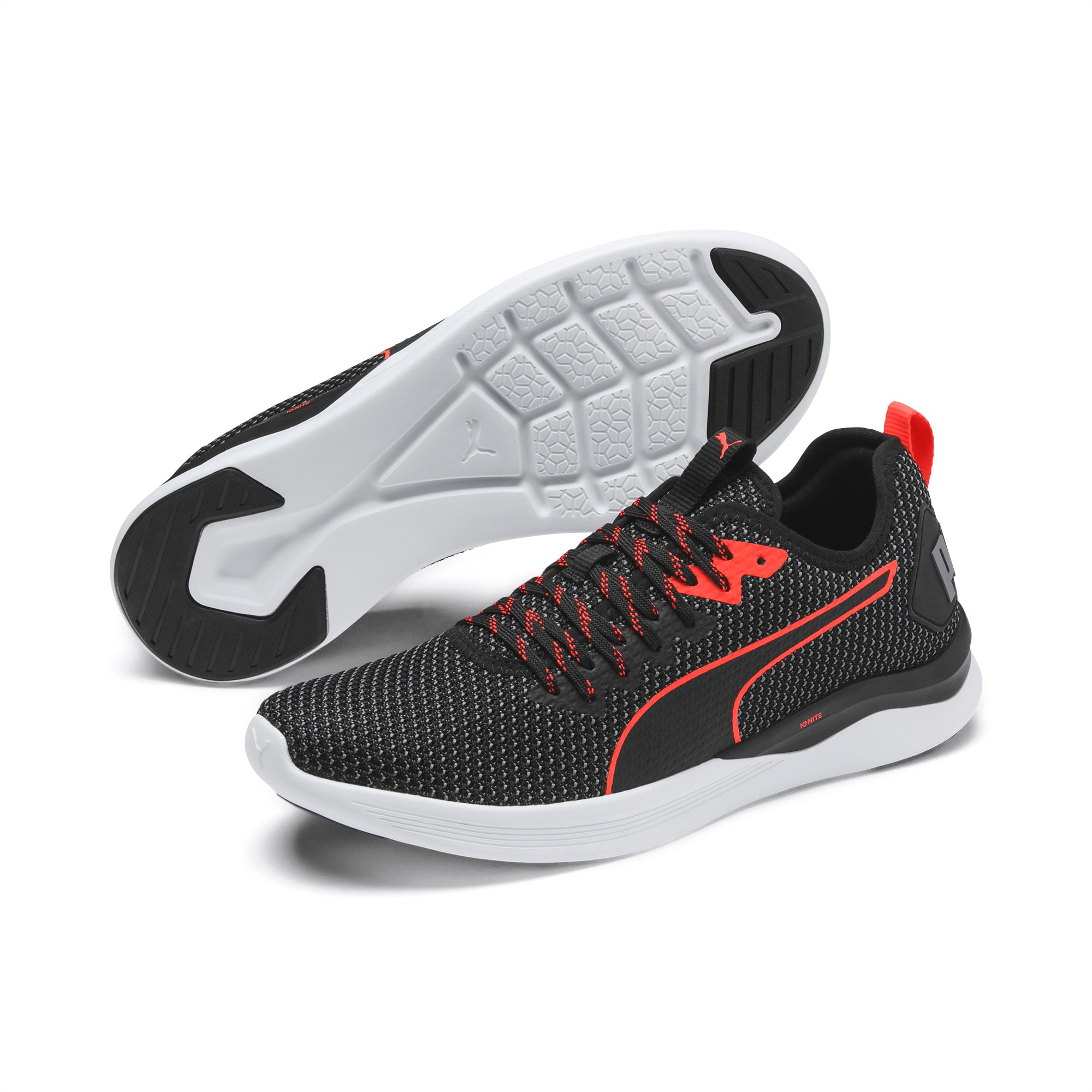 Puma ignite evoknit flash mens black clearance