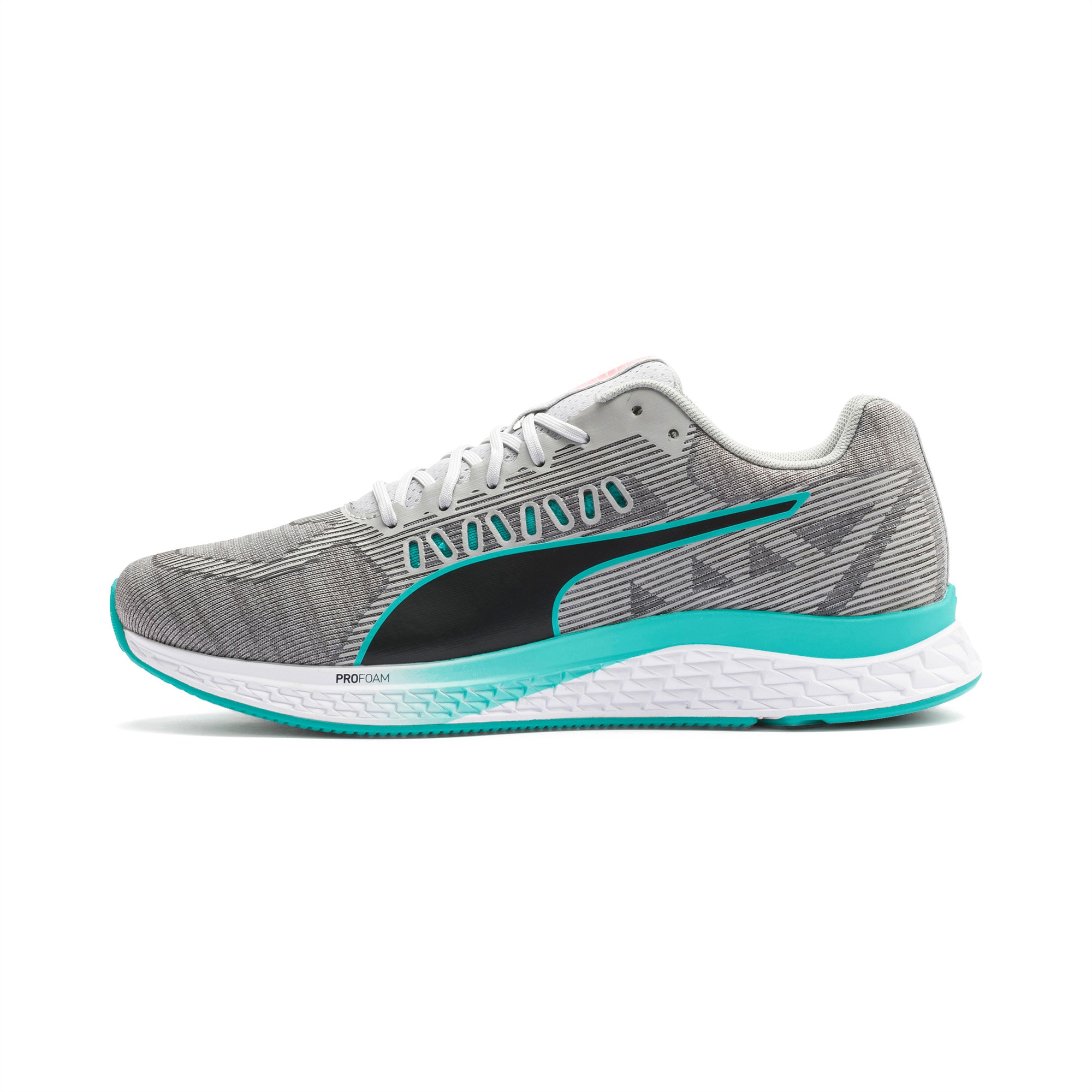 puma blue sports shoes