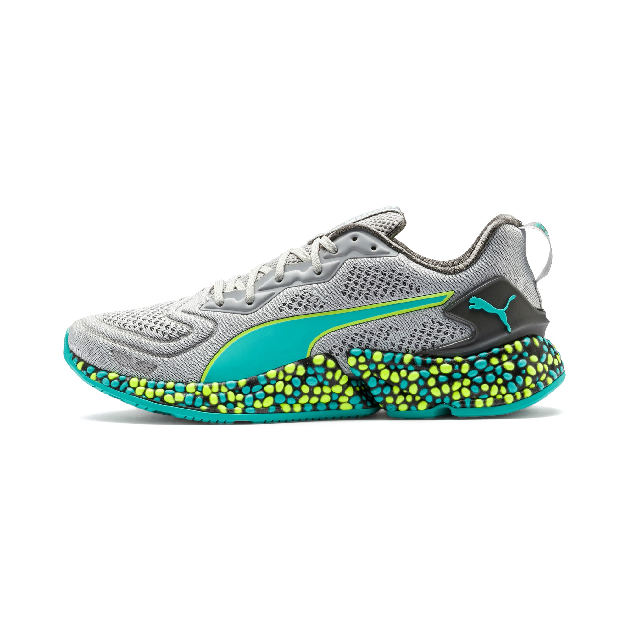 turquoise running shoes