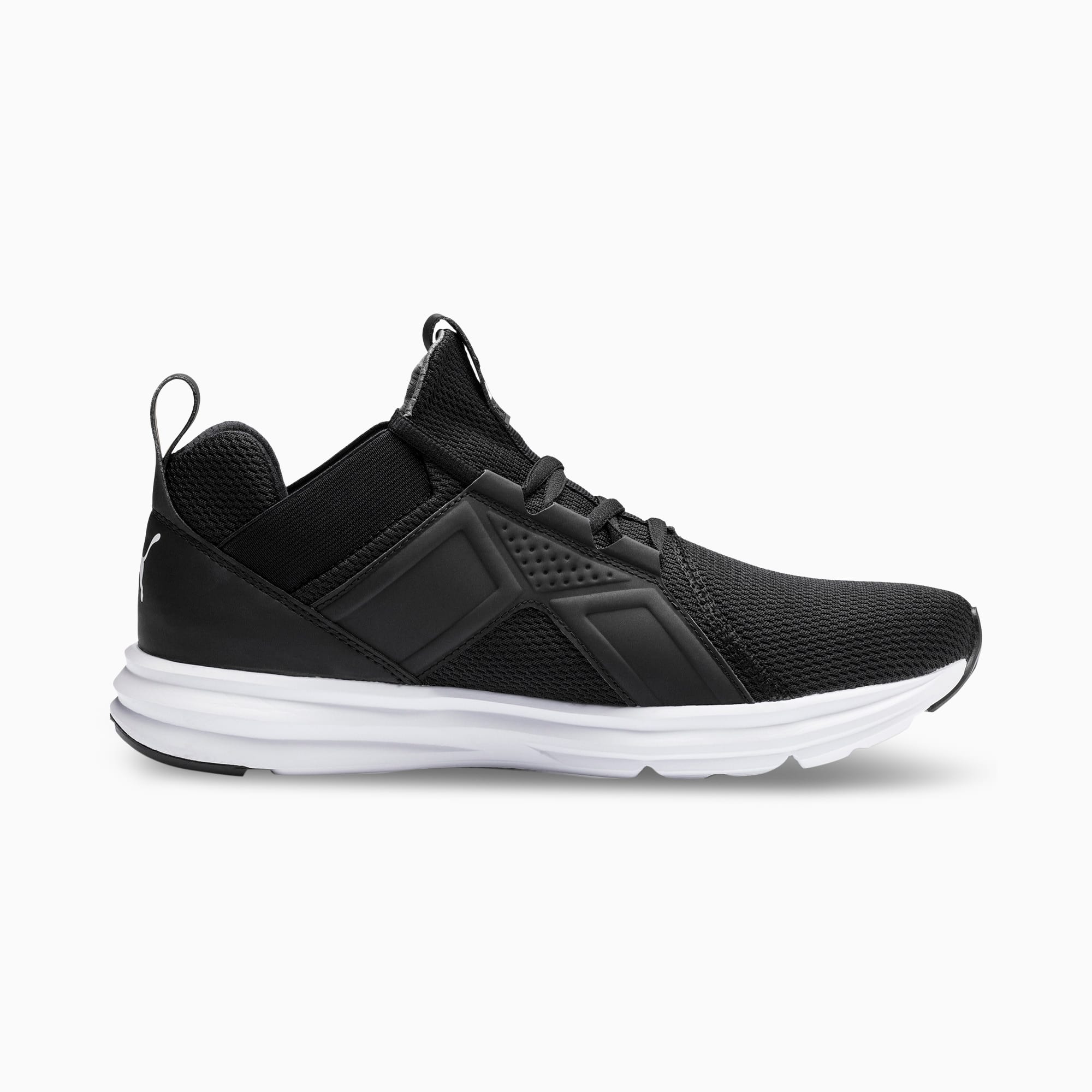 Puma men's enzo black running shoes hotsell