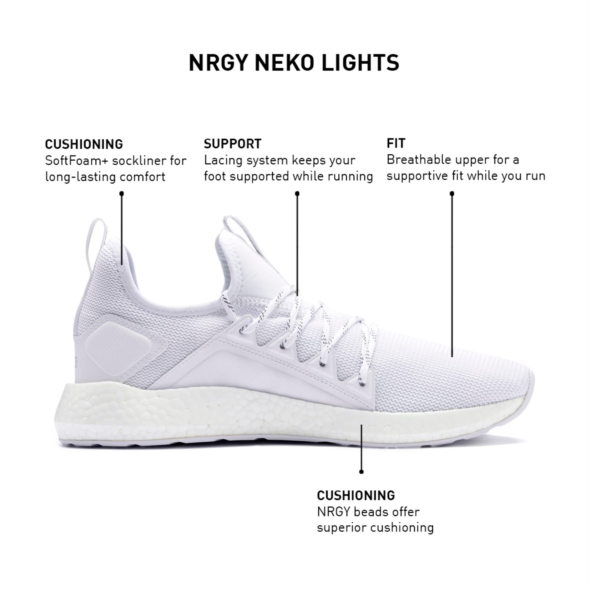 nrgy neko lights men's running shoes
