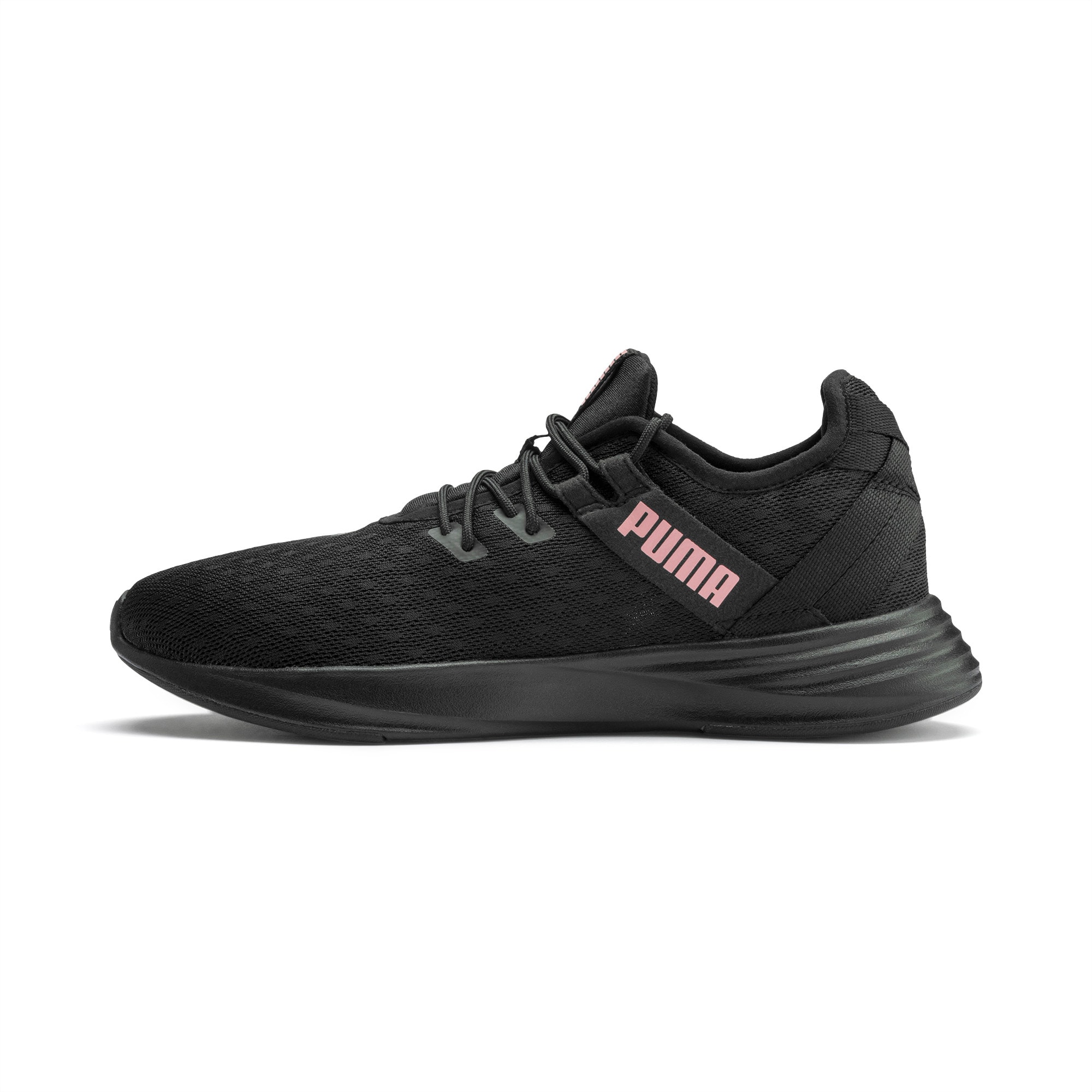 puma all black shoes womens