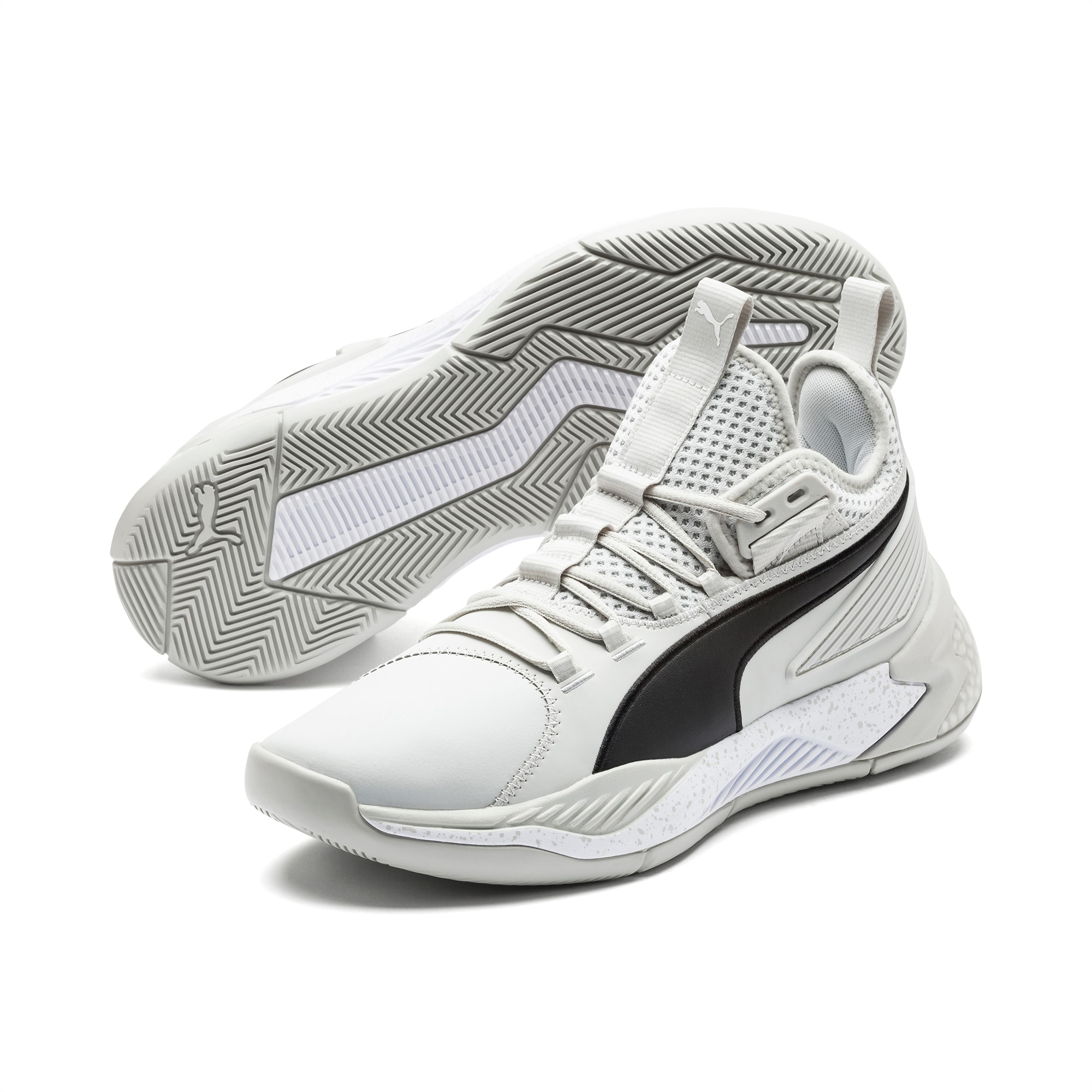 puma basketball shoes grey