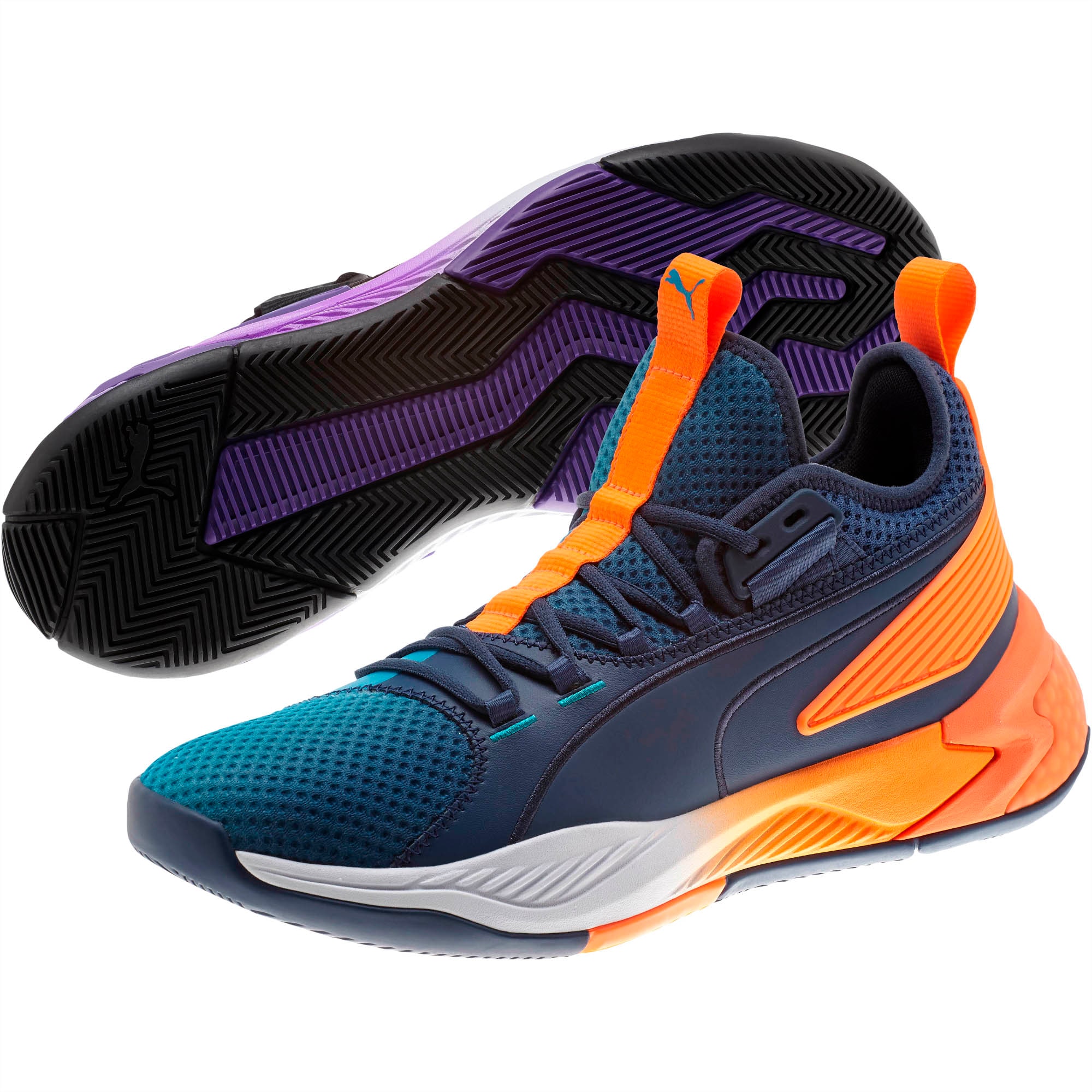 puma orange basketball shoes OFF 60%