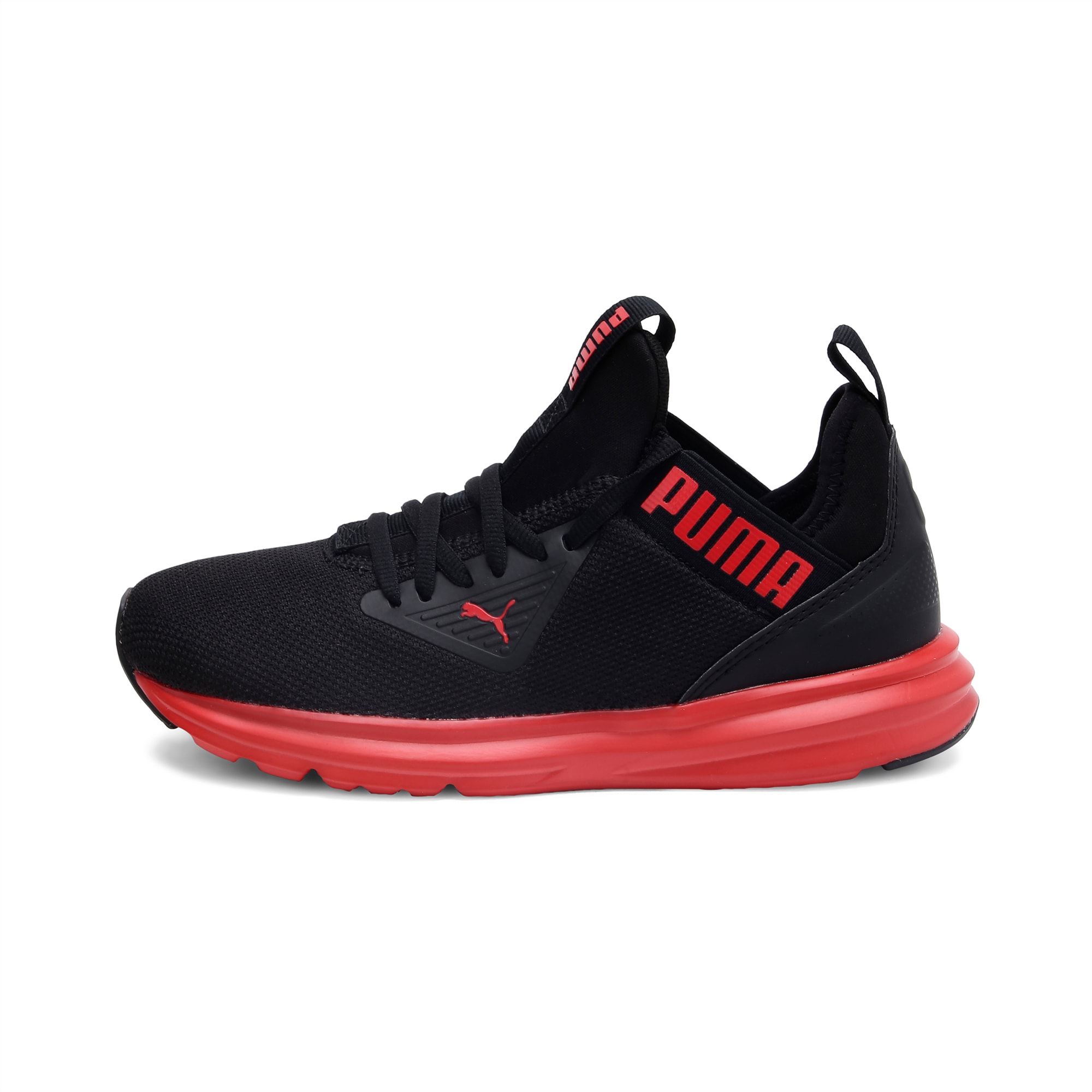 puma black soft foam shoes