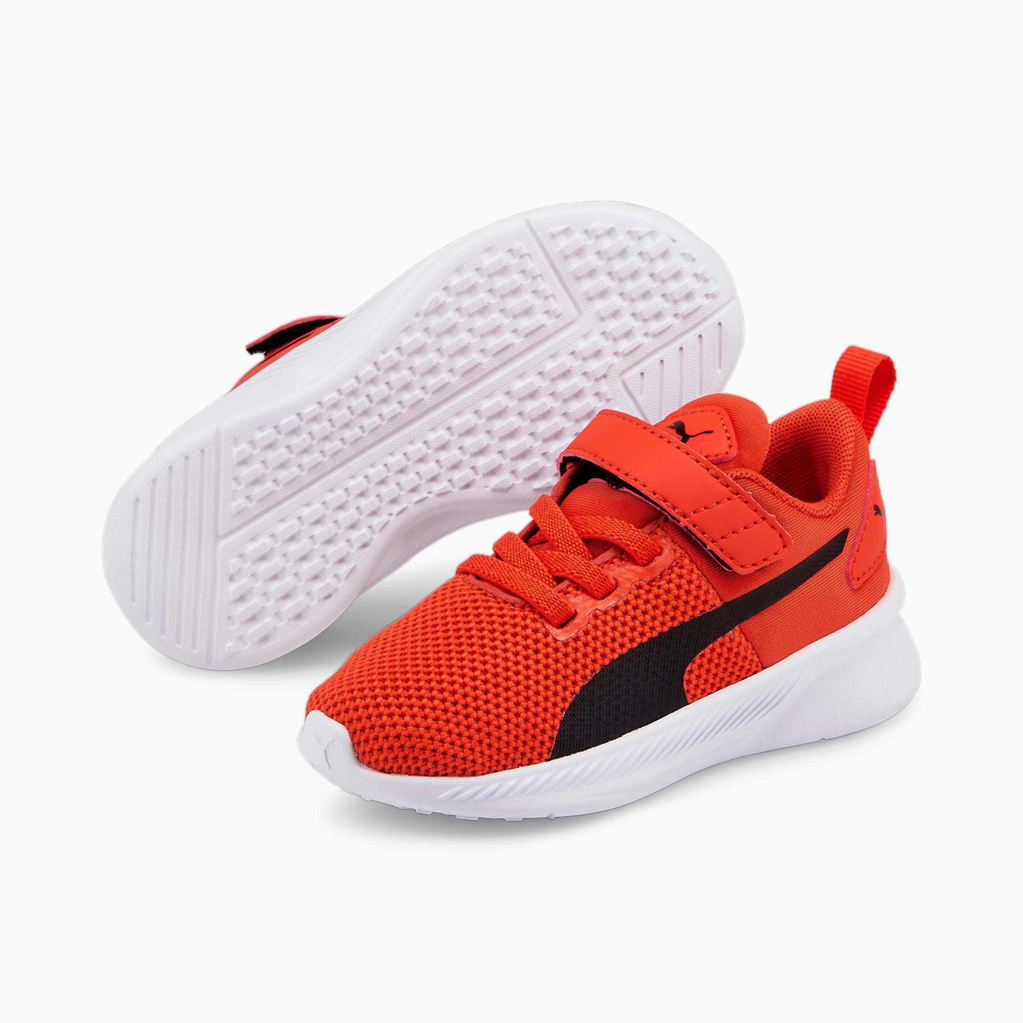 Flyer Runner Babies' Trainers, Warm Earth-PUMA Black, large