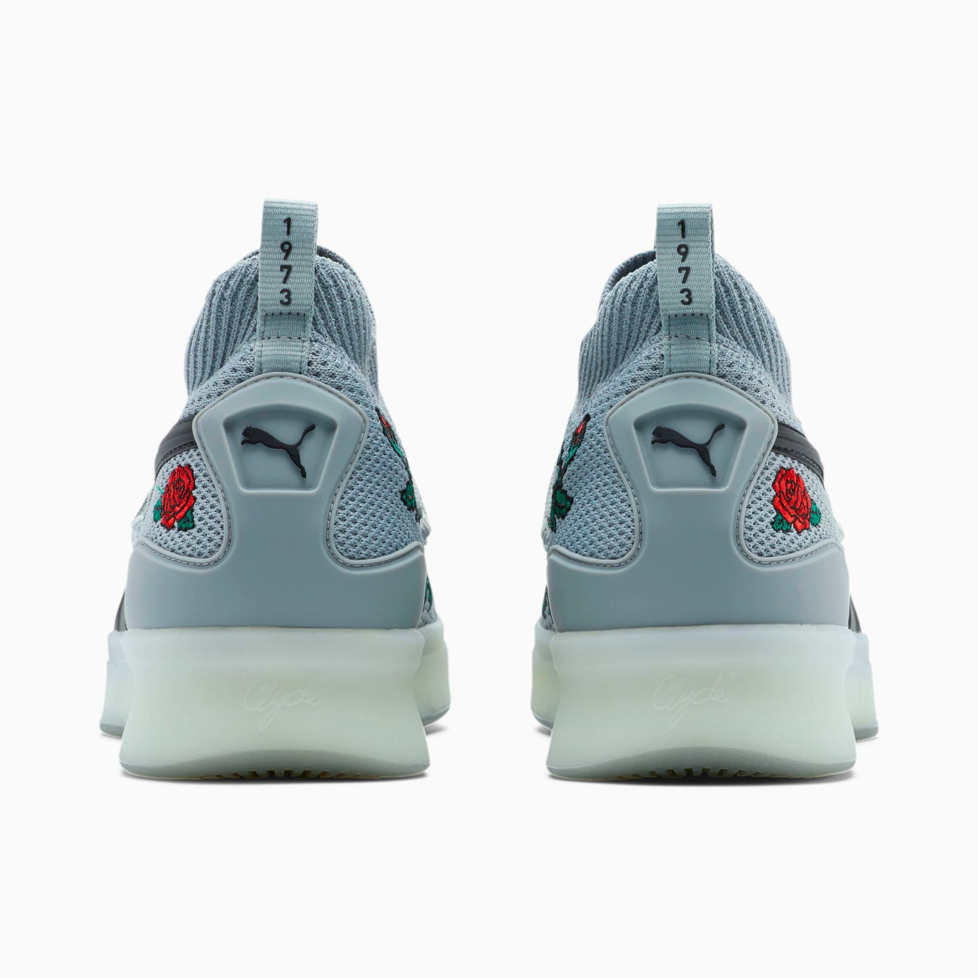 Puma clyde court basketball shoes jr sales
