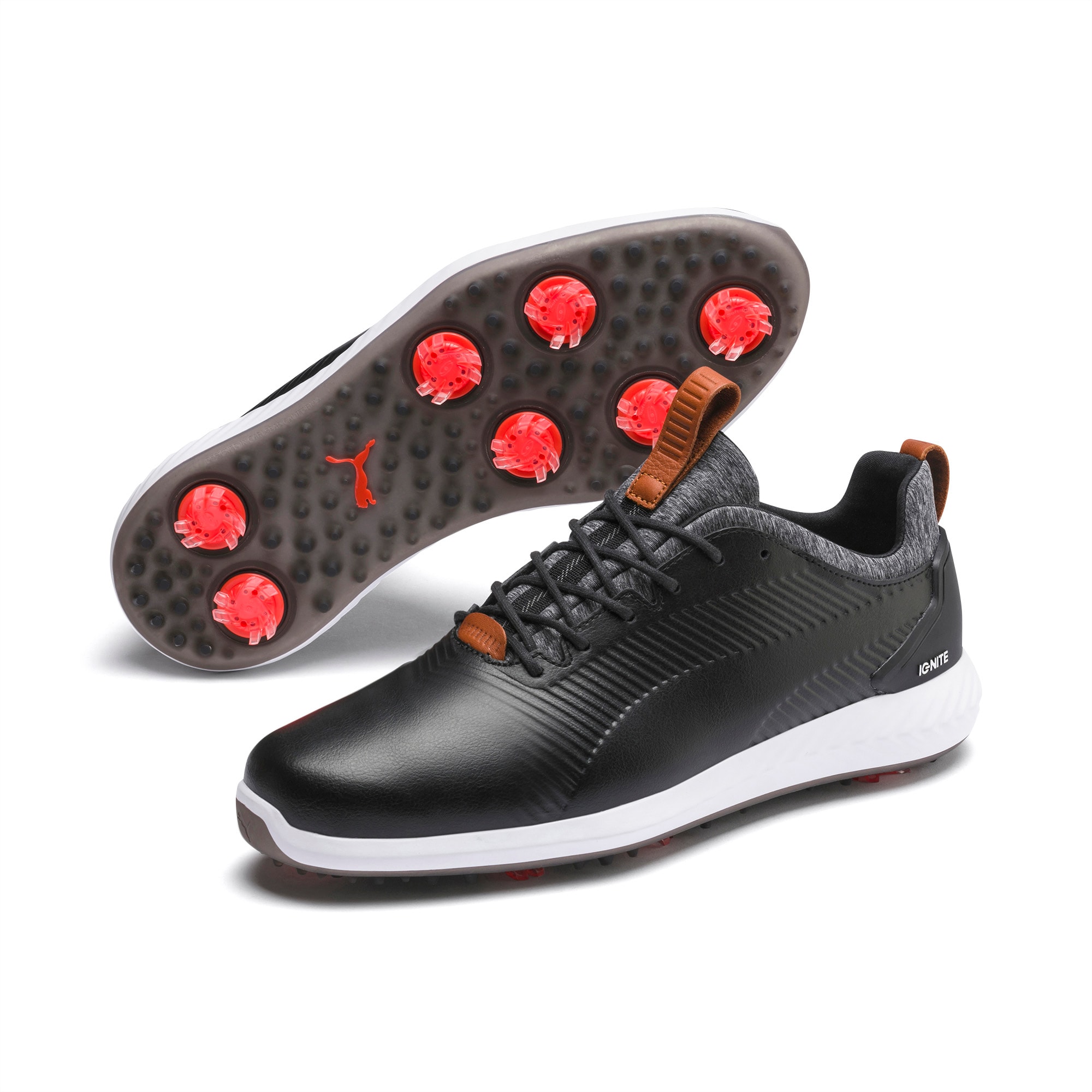 IGNITE PWRADAPT 2.0 Men's Golf Shoes | Puma Black-Puma Black PUMA Shopback x PUMA | PUMA