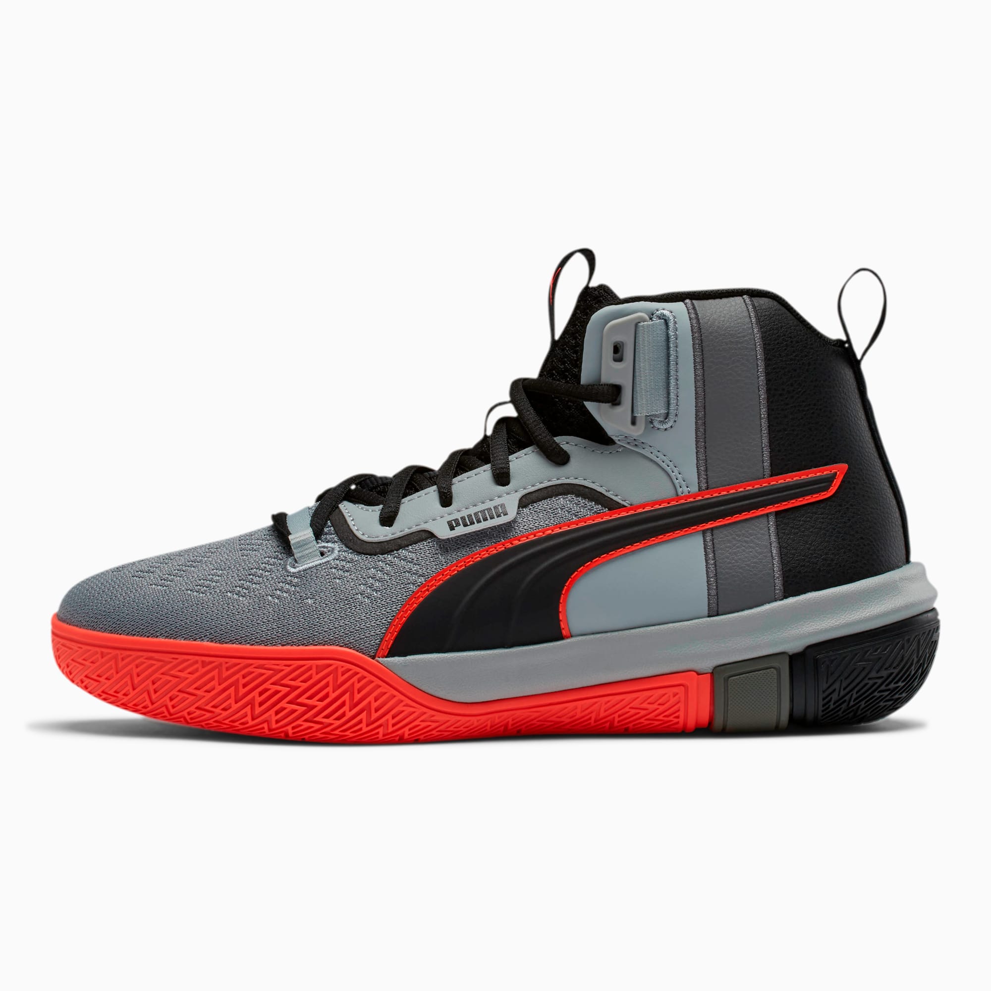 puma black basketball shoes