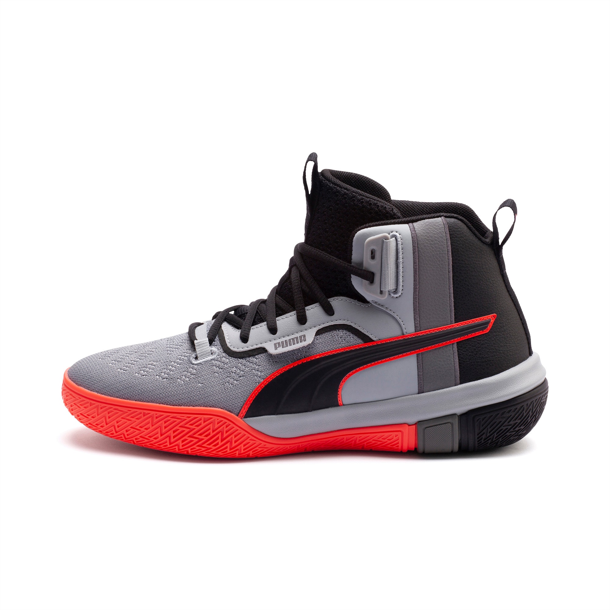 puma black red blast