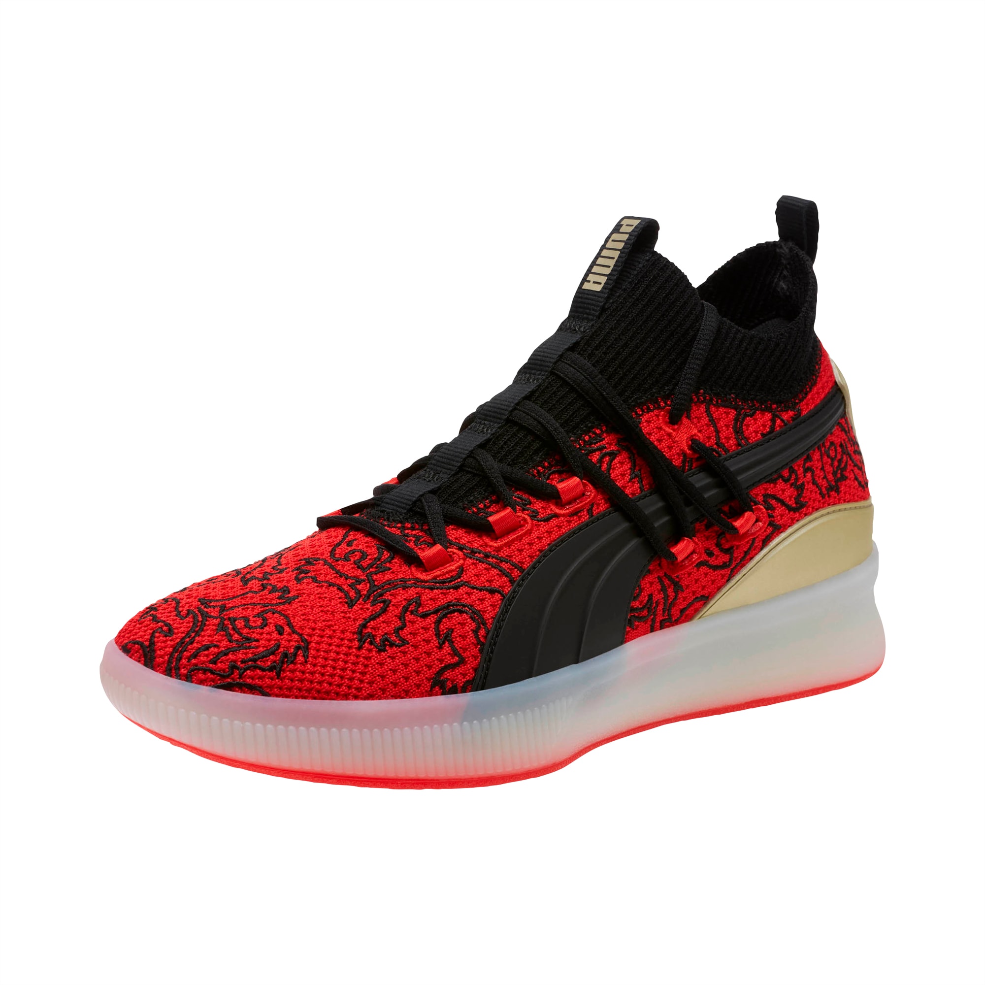 red puma basketball shoes