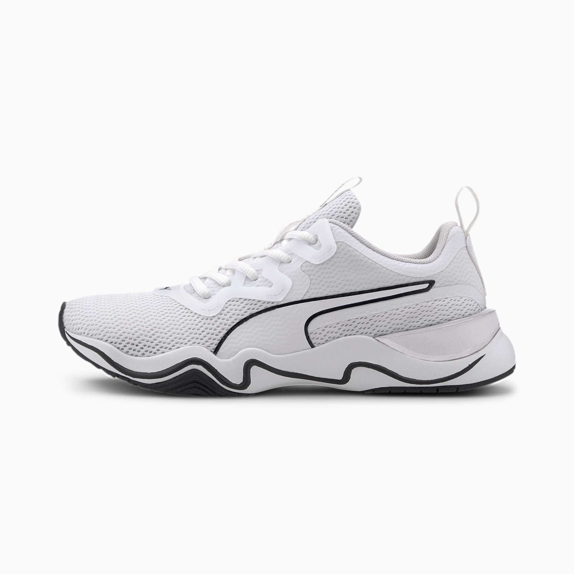 puma white training shoes