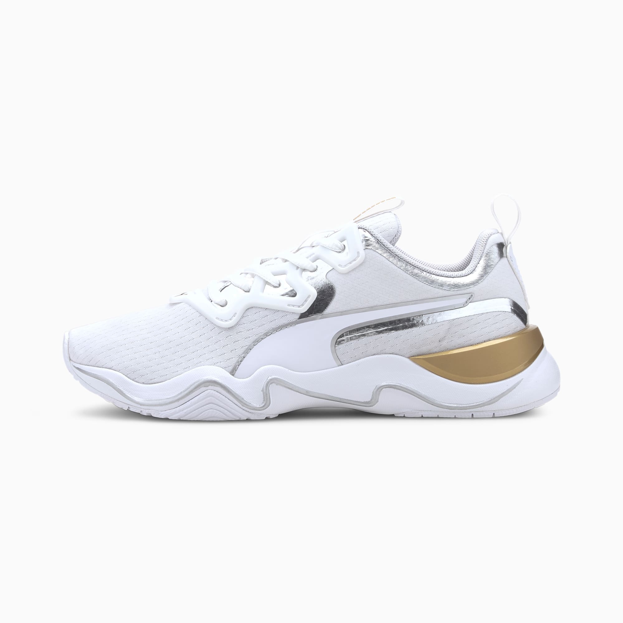 white gold puma shoes