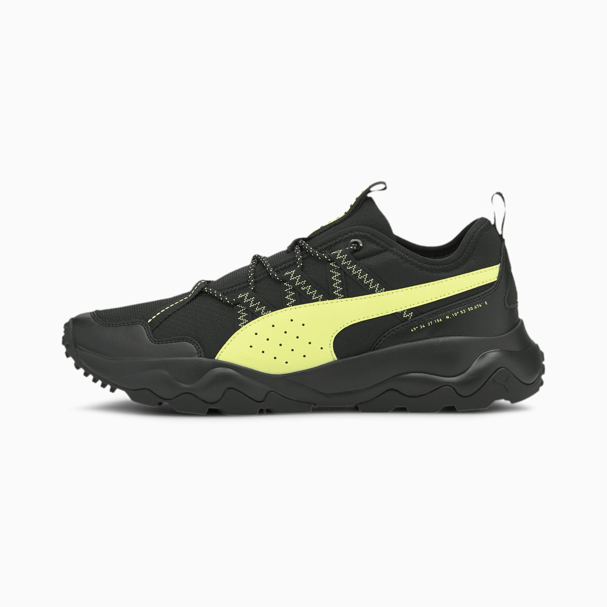 puma black fizzy yellow