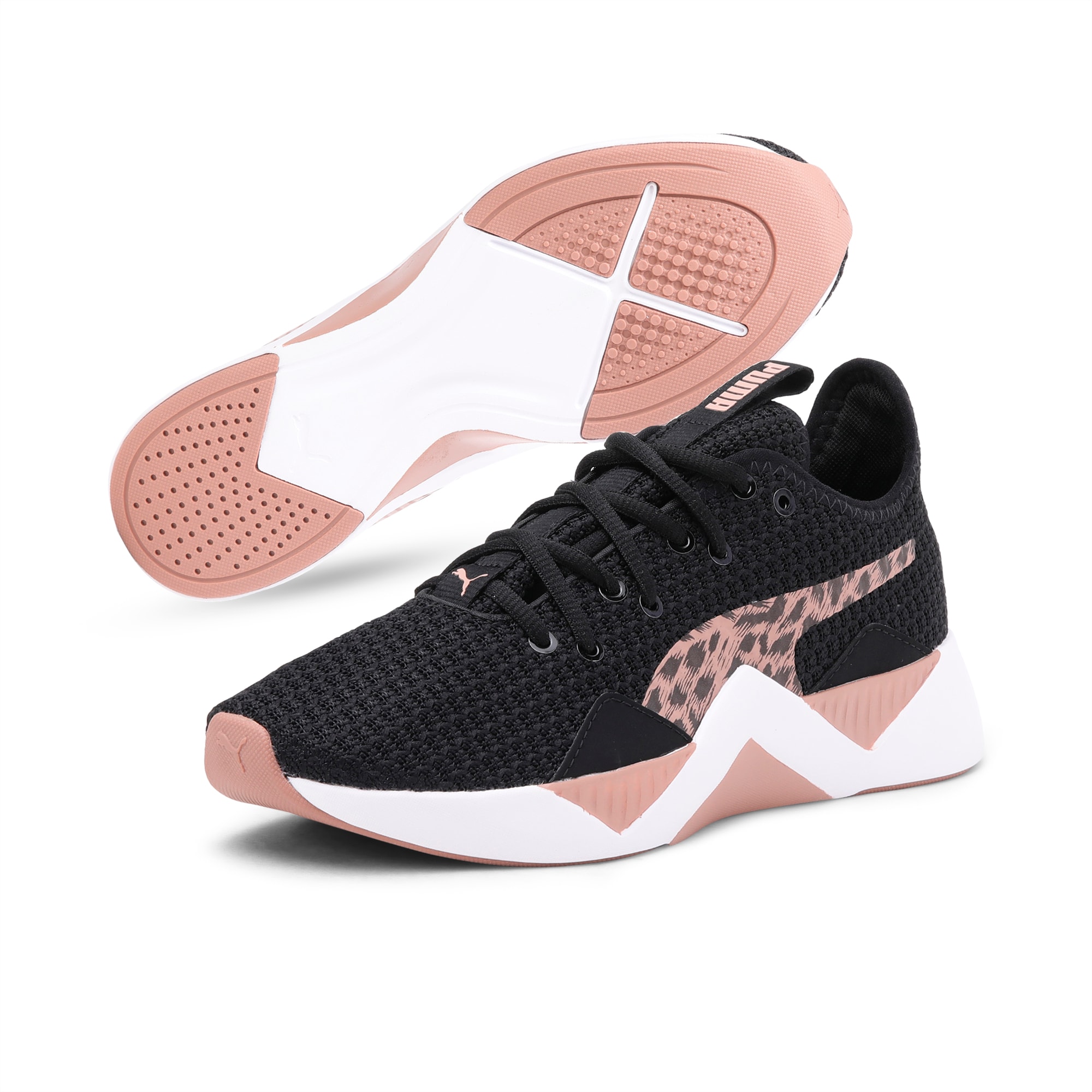 puma women's incite leopard crosstrainer