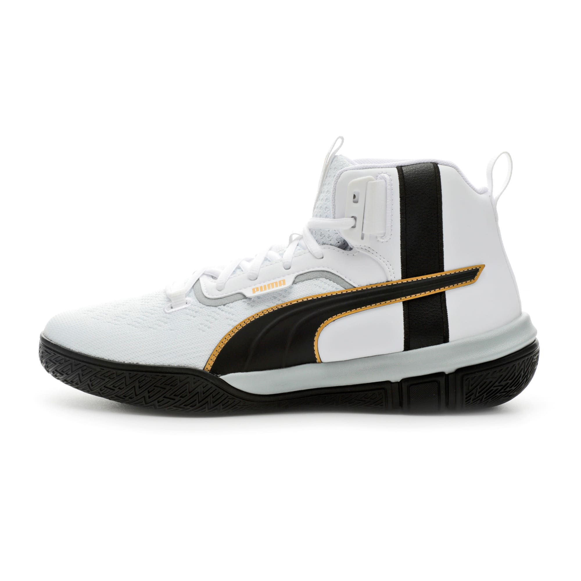puma basketball shoes white and black