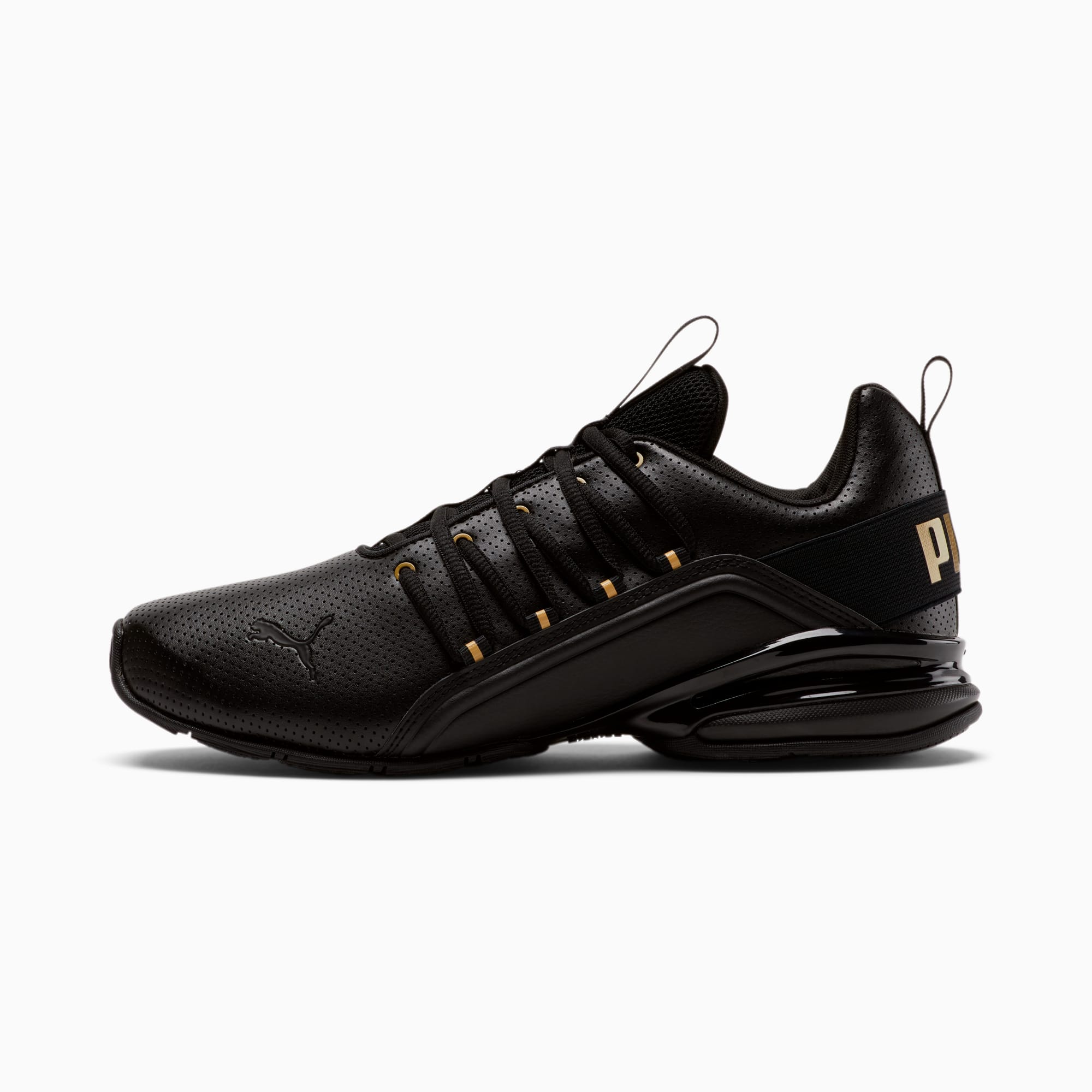 puma black team gold