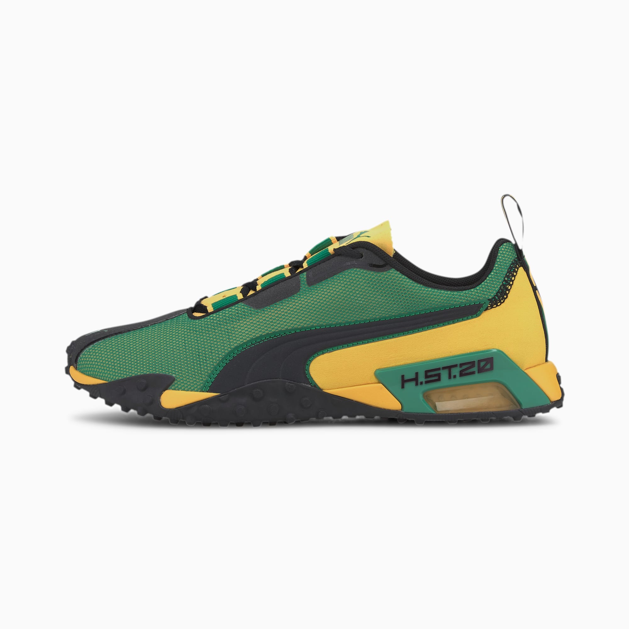 green puma training shoes