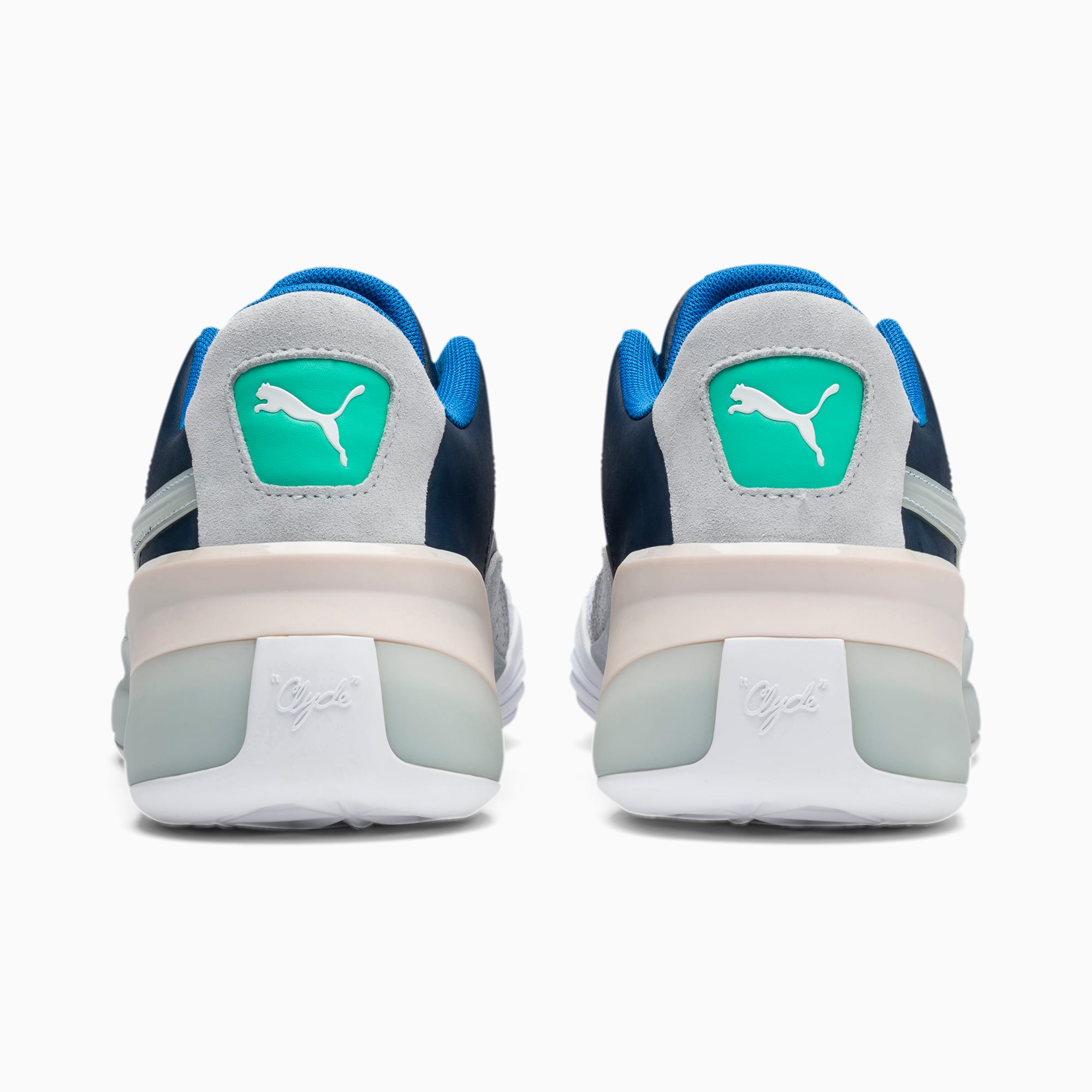 puma clyde hardwood blue