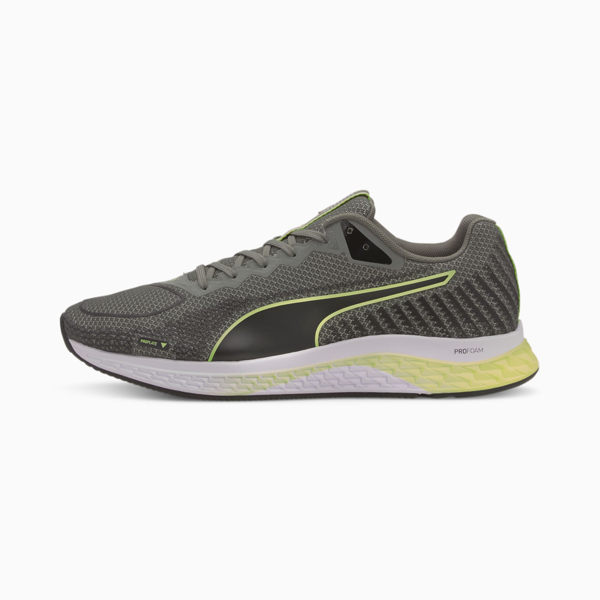puma black running shoes