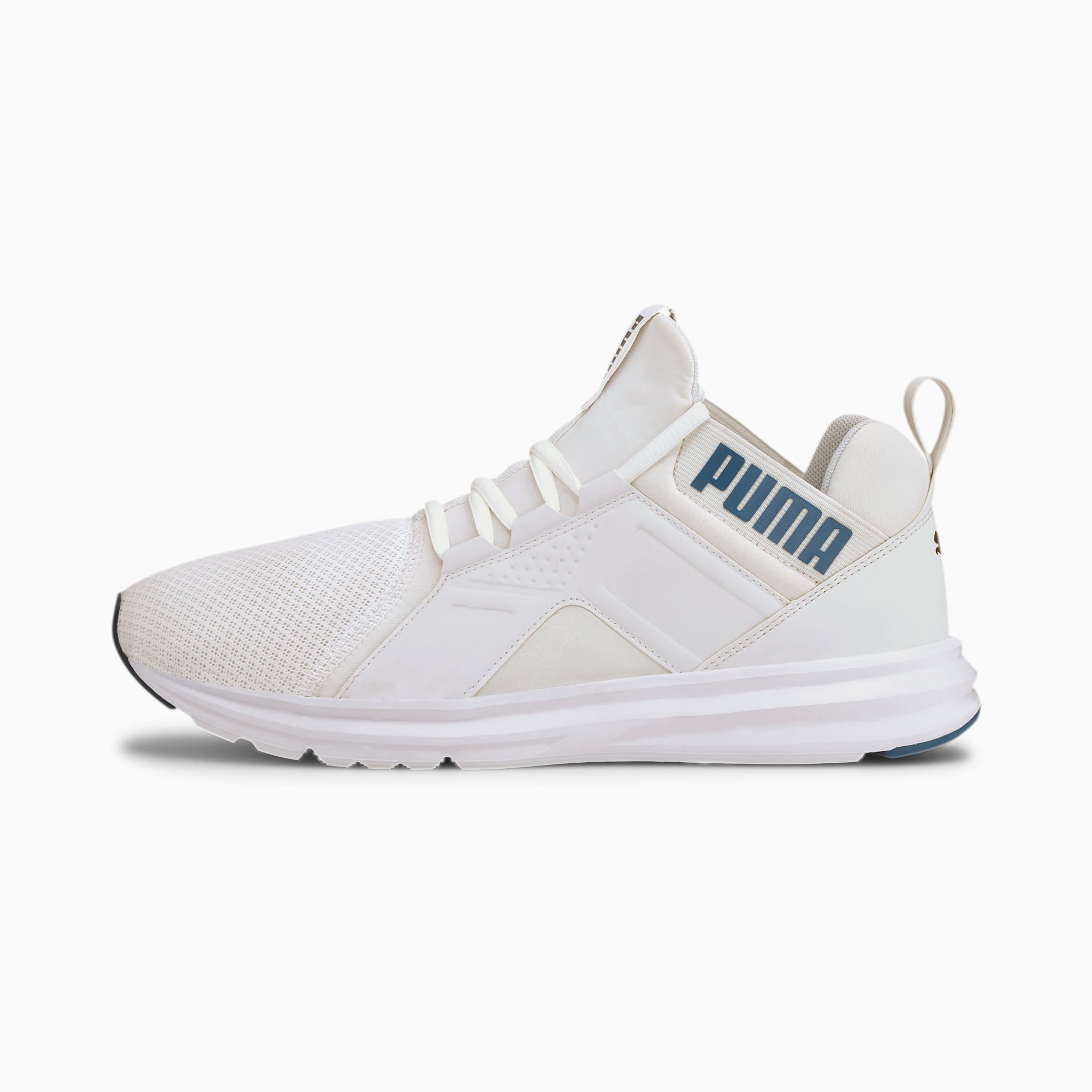 puma enzo mesh white