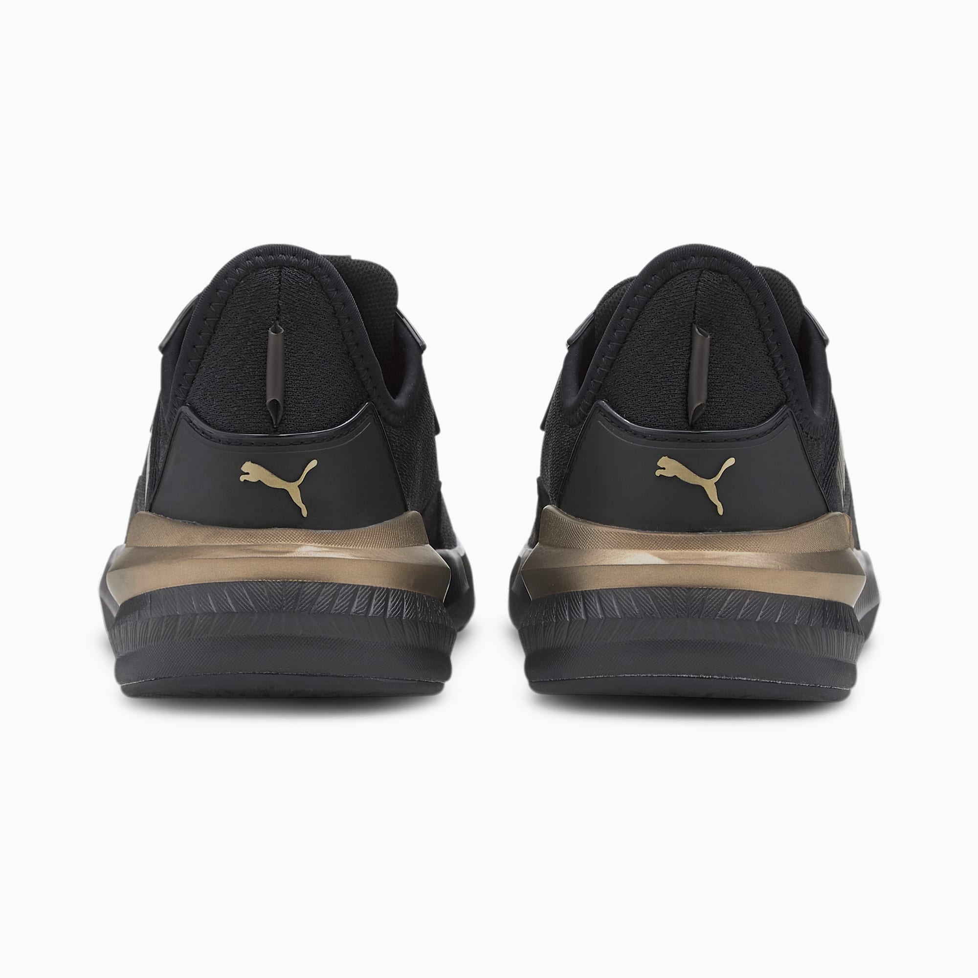 Platinum Metallic Women s Training Shoes Puma Black Gold PUMA