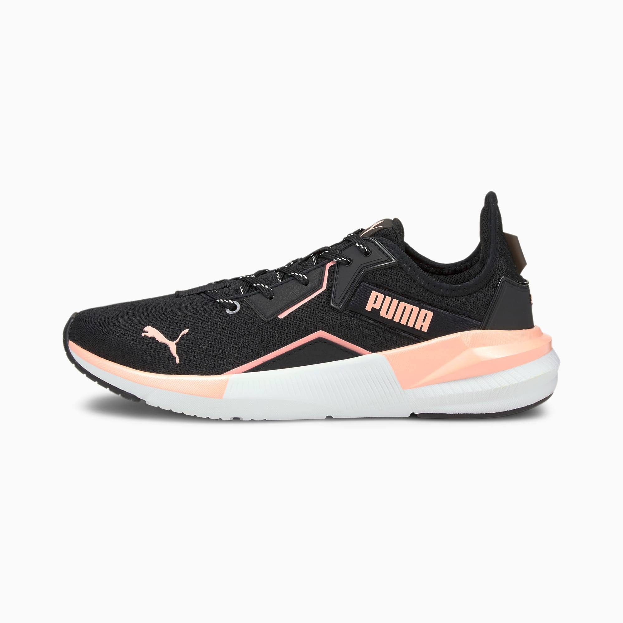 Peach and black pumas sales