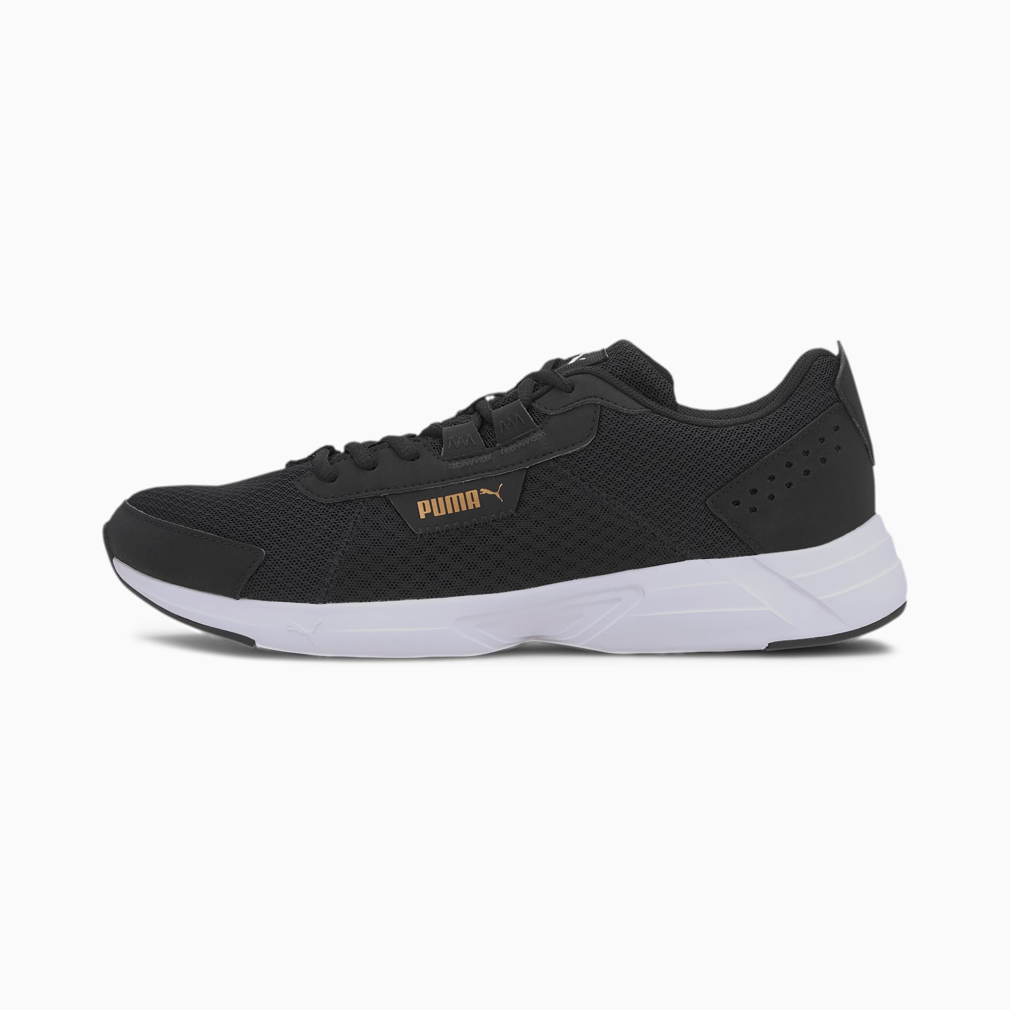 puma black soft foam shoes