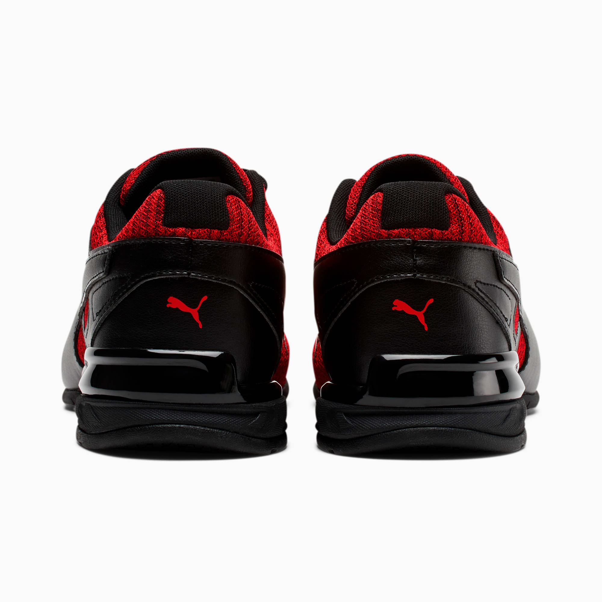 Puma tazon modern black high risk red top