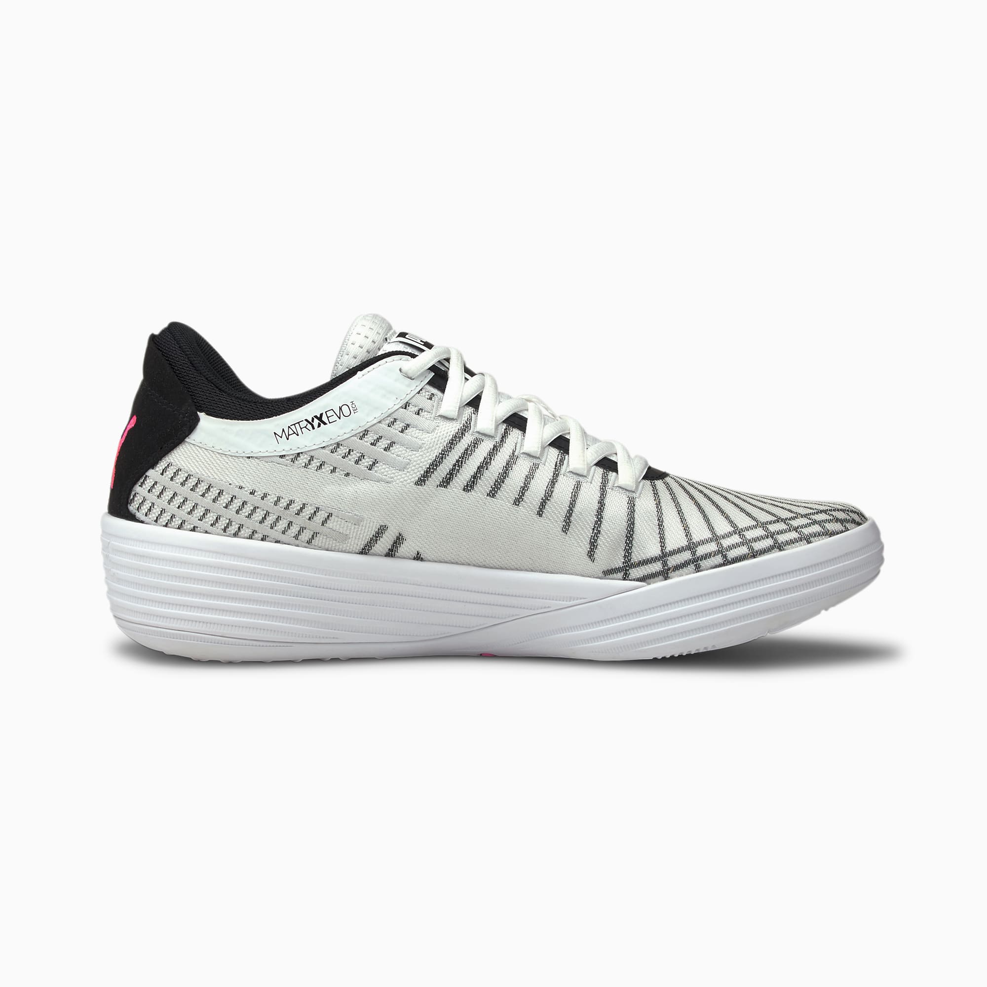 black and white puma basketball shoes