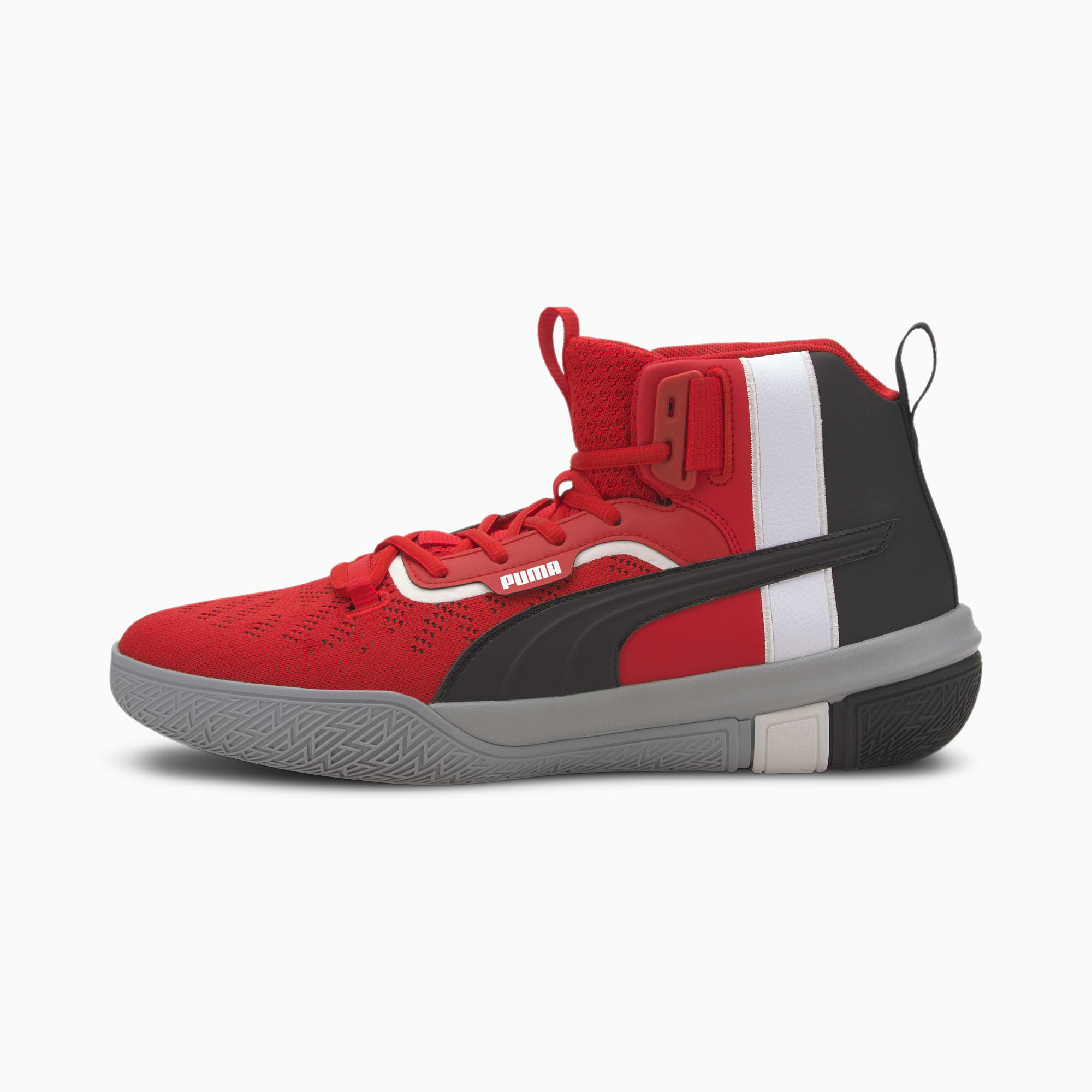 red puma basketball shoes