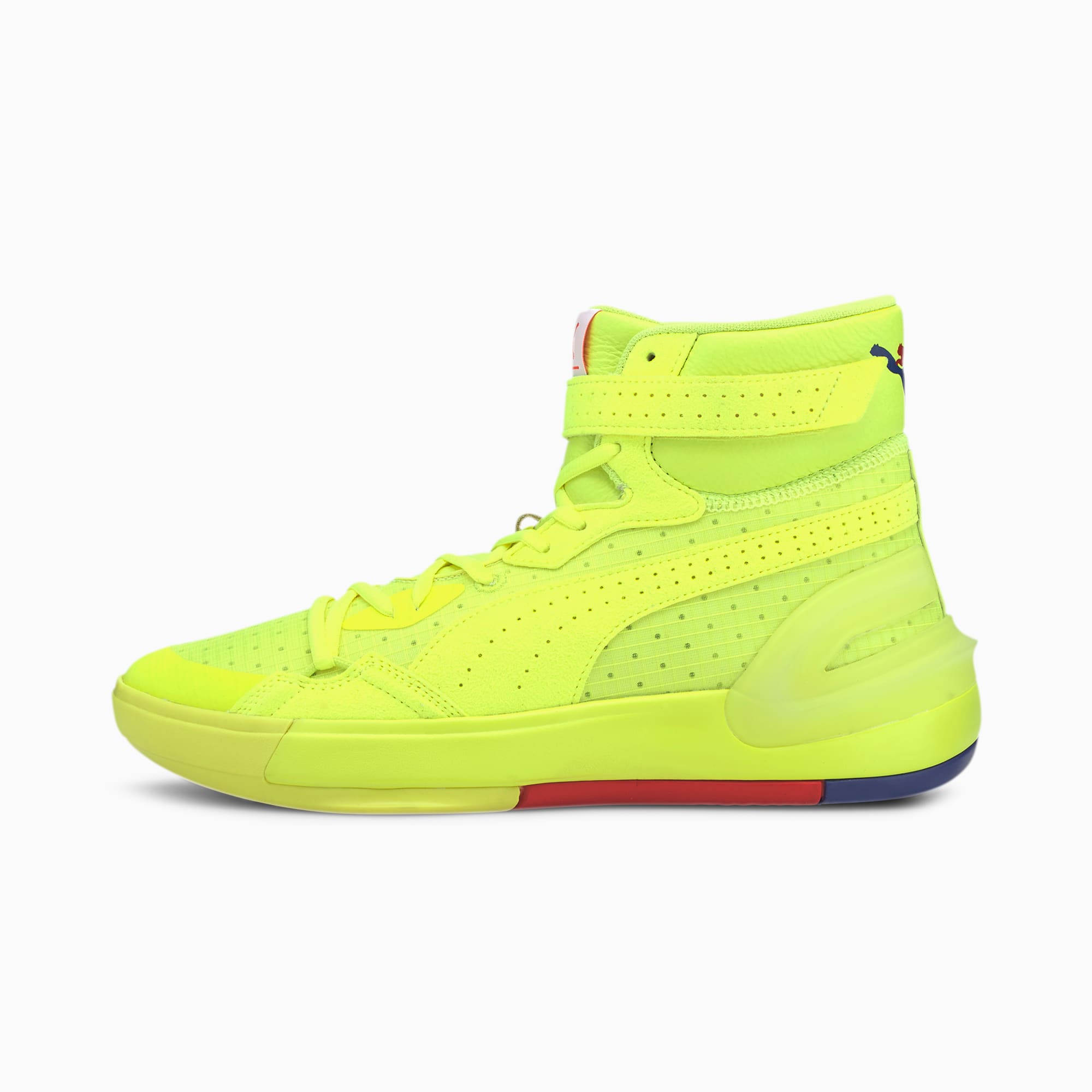 yellow puma basketball shoes