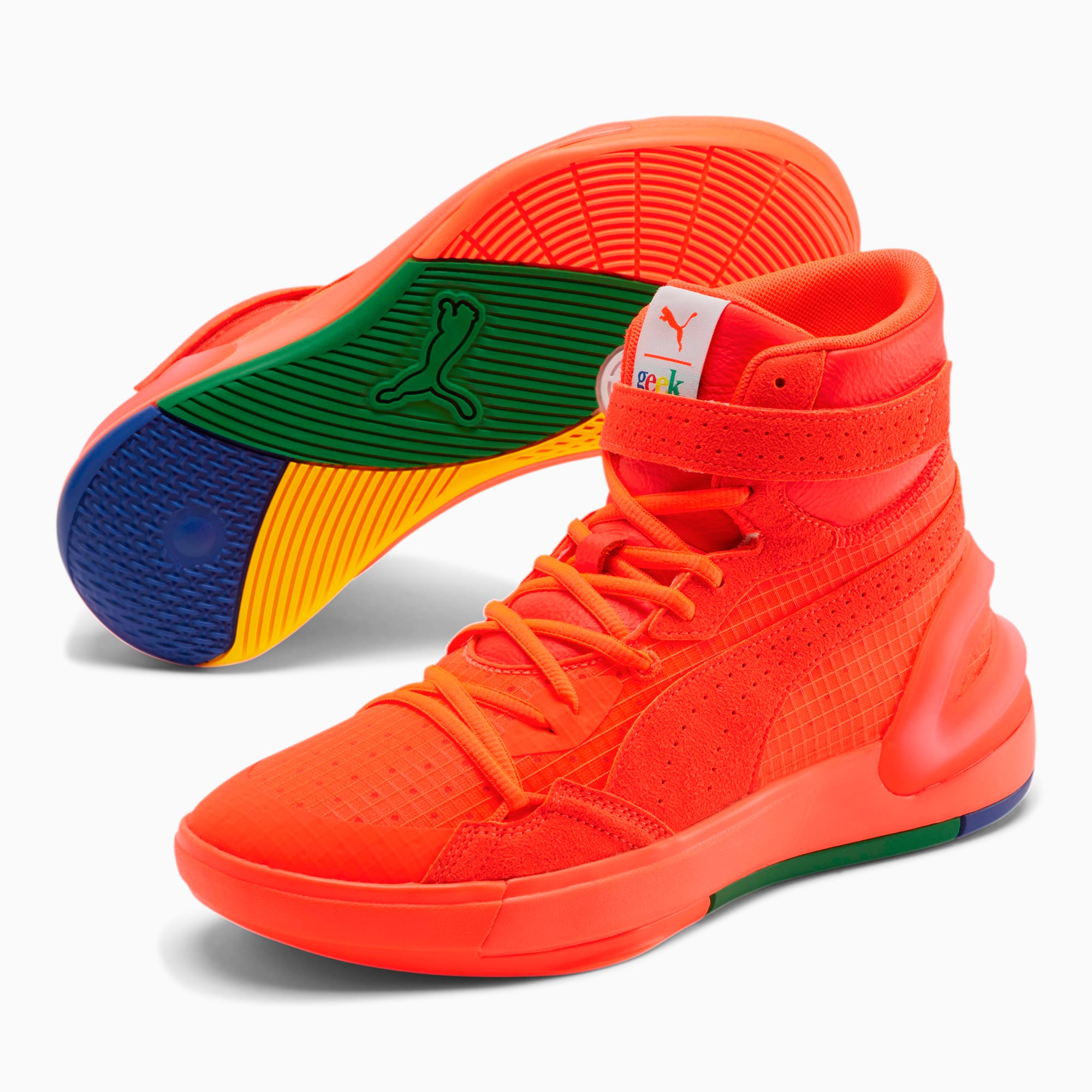 puma basketball shoes orange