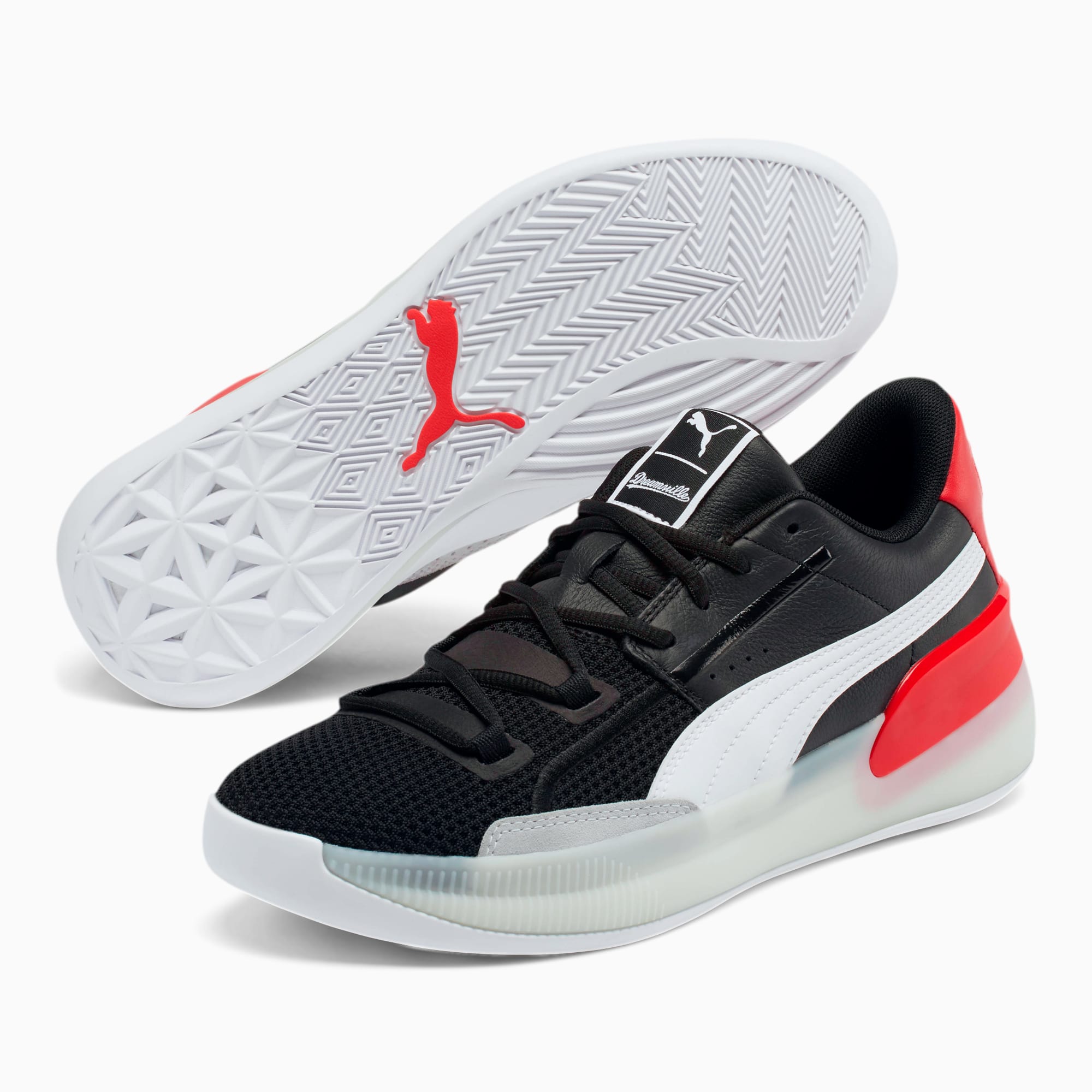 puma basketball shoes black