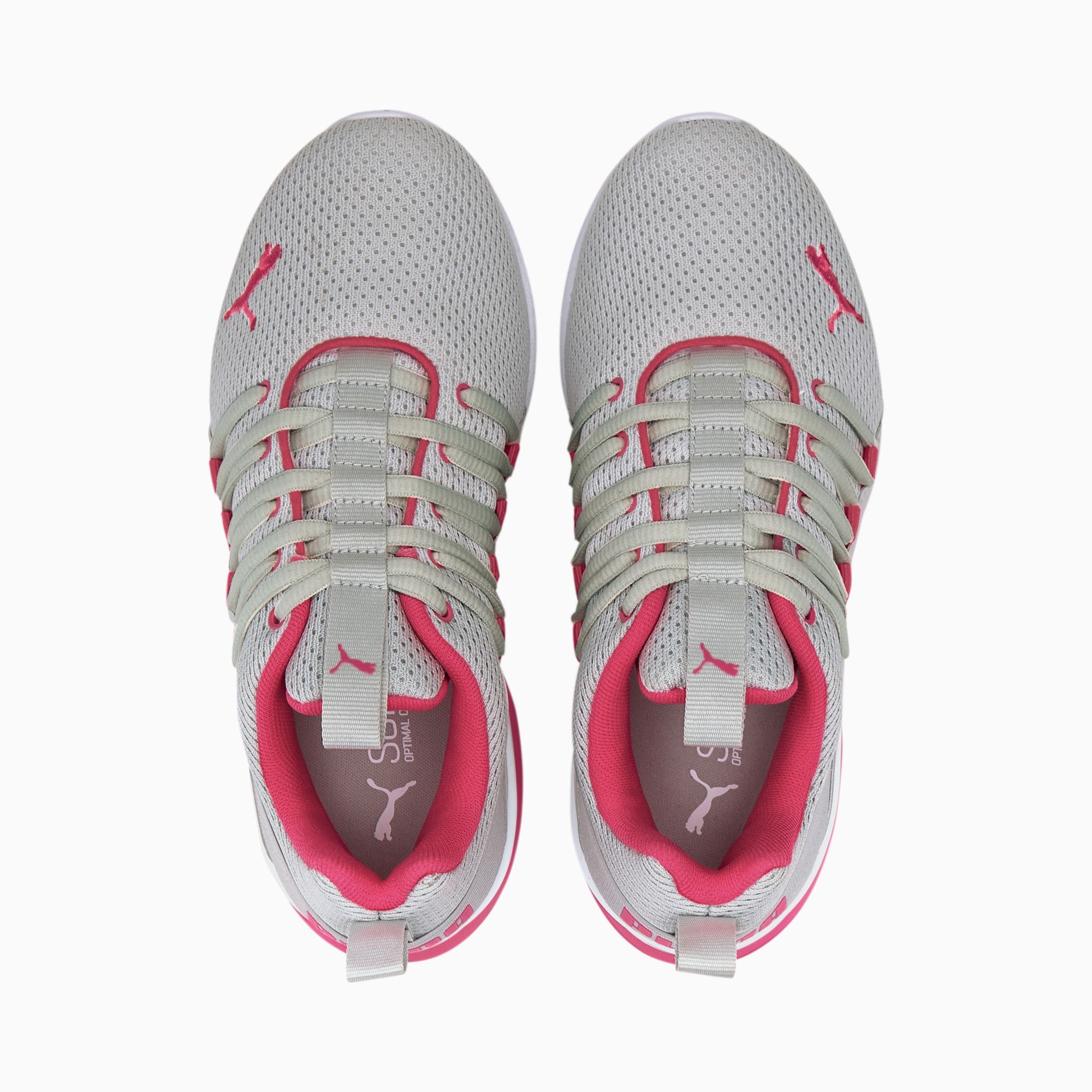 Puma axelion mesh red top
