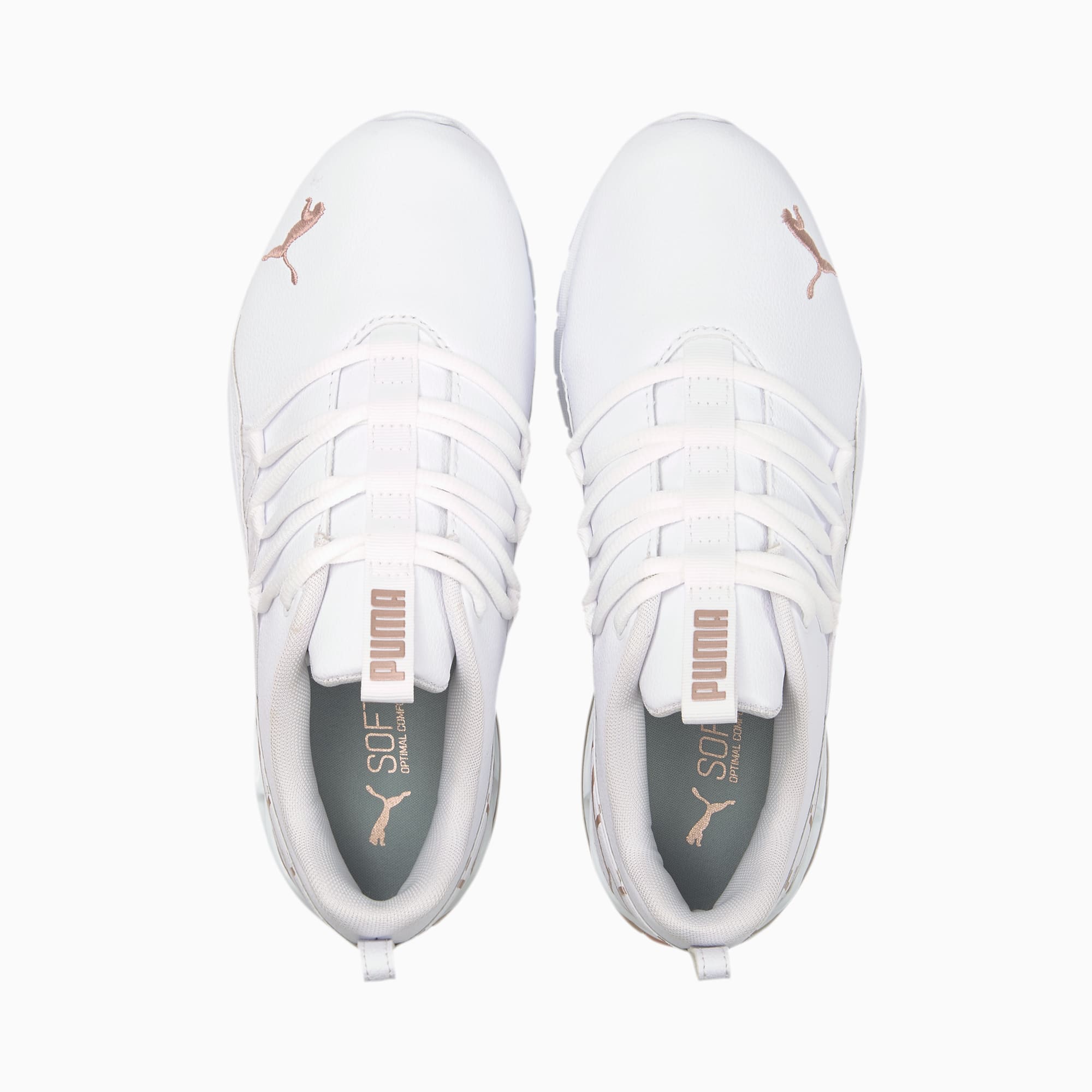 puma women's riaze prowl sneaker black rose gold
