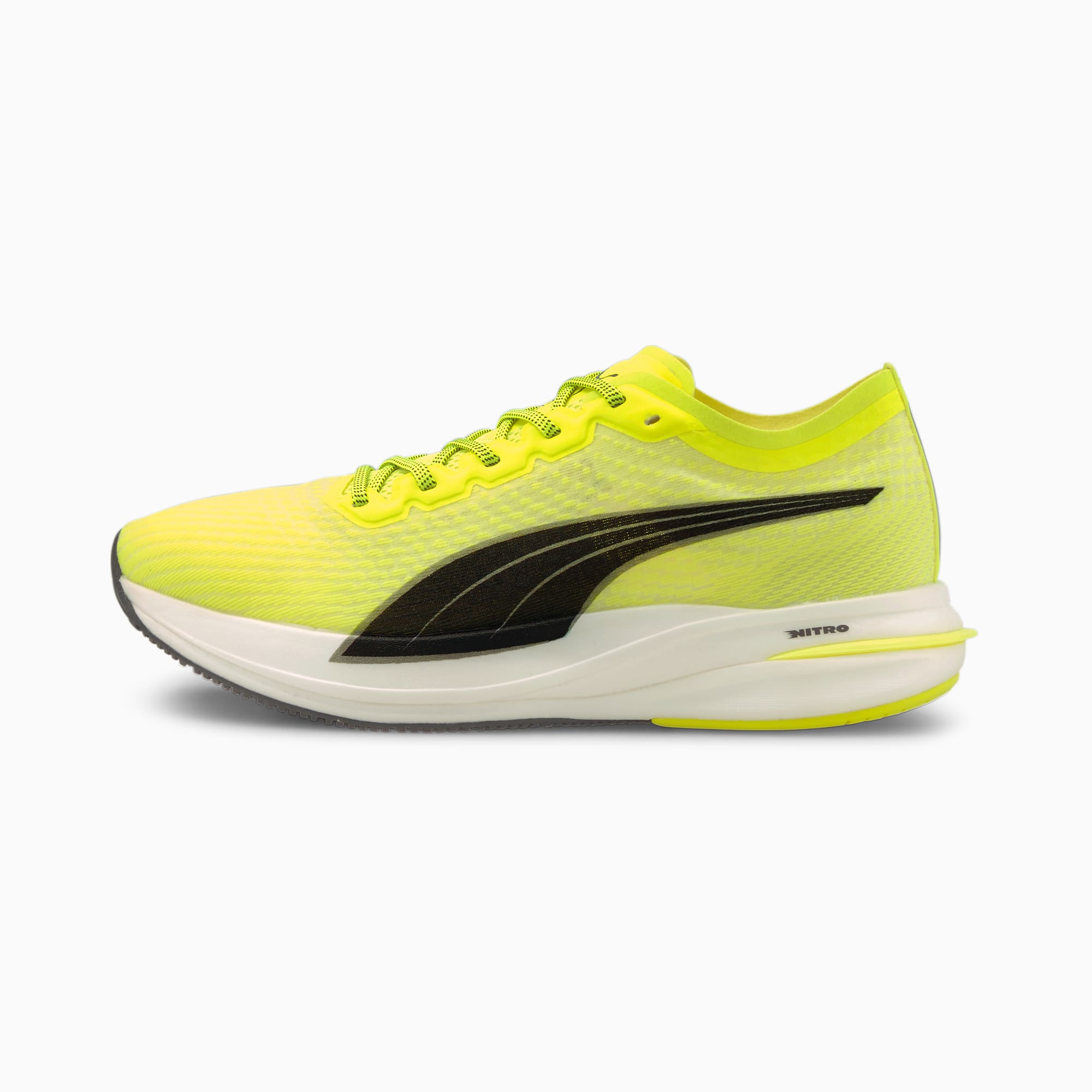 Zapatos para correr Deviate ​​​​​​​NITRO para mujer, Yellow Alert-Puma Black