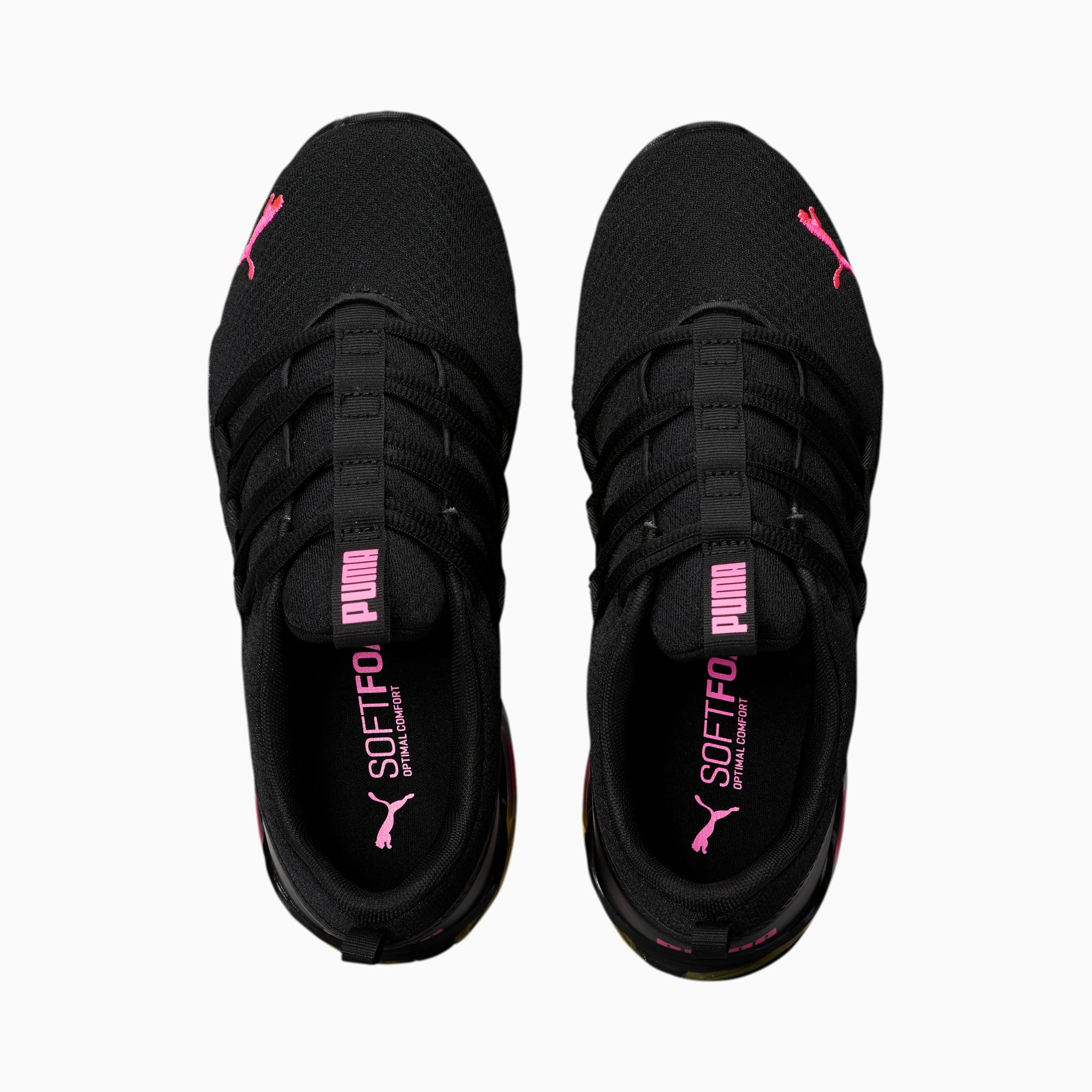 puma women's riaze prowl sneaker black rose gold