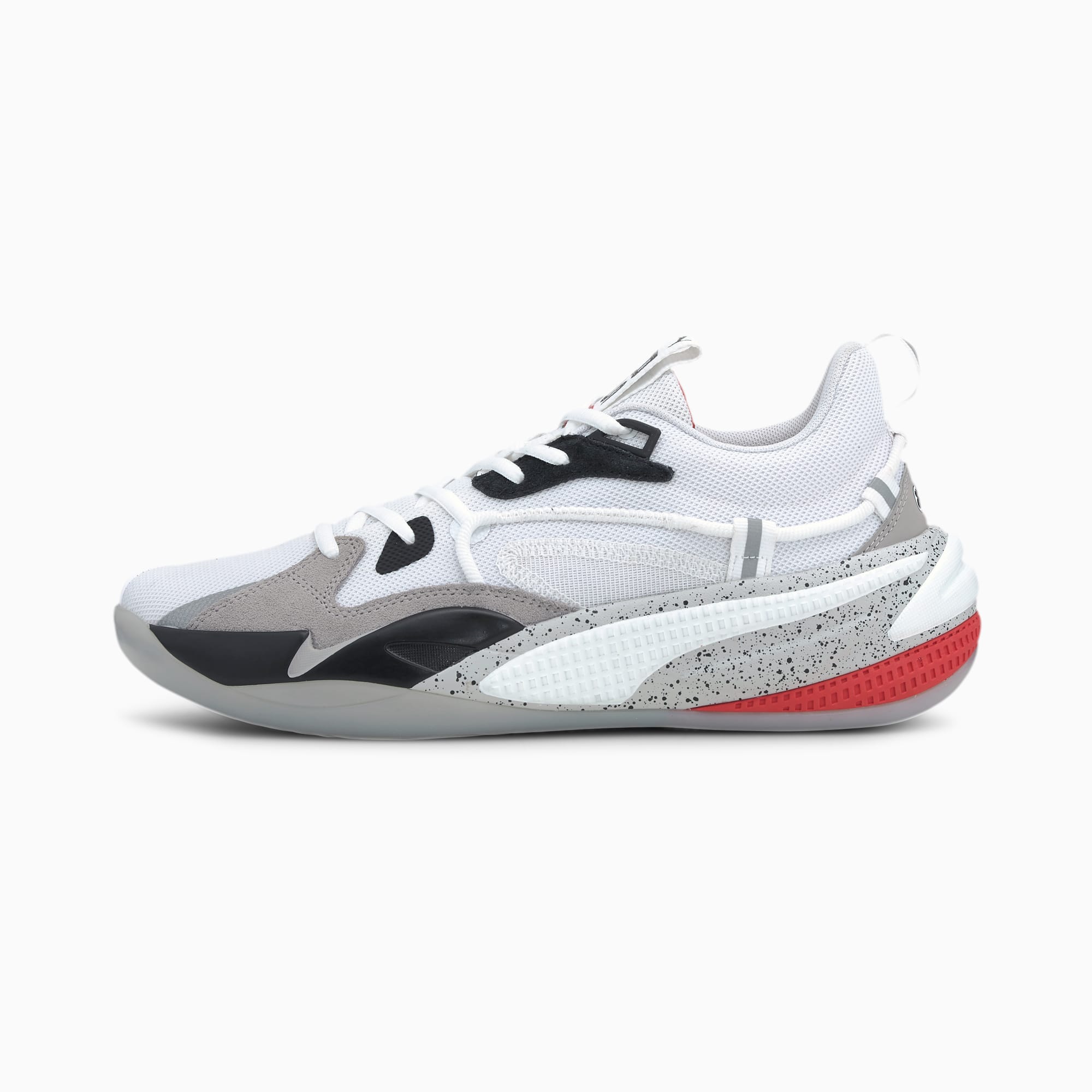 puma hoops white