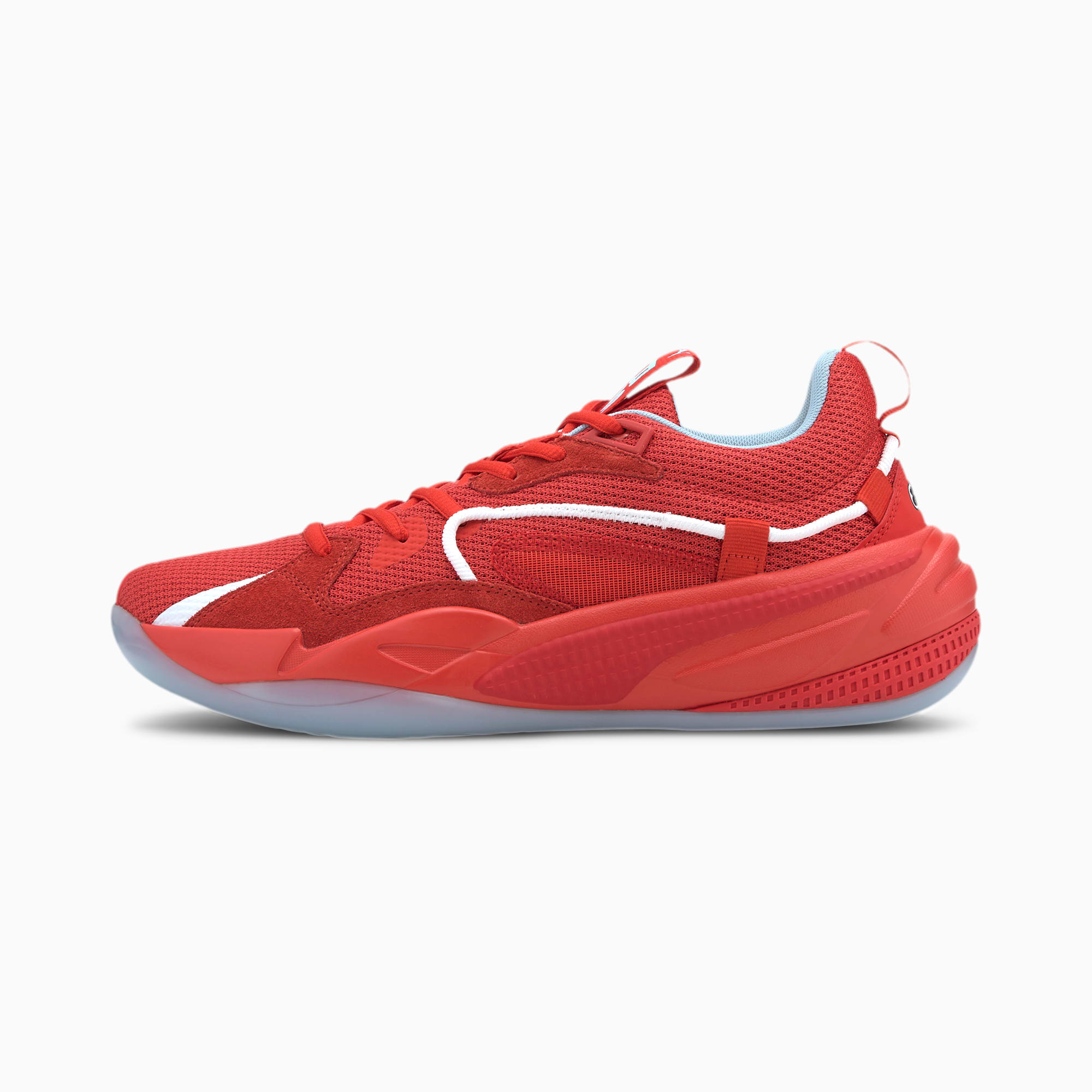 red puma basketball shoes