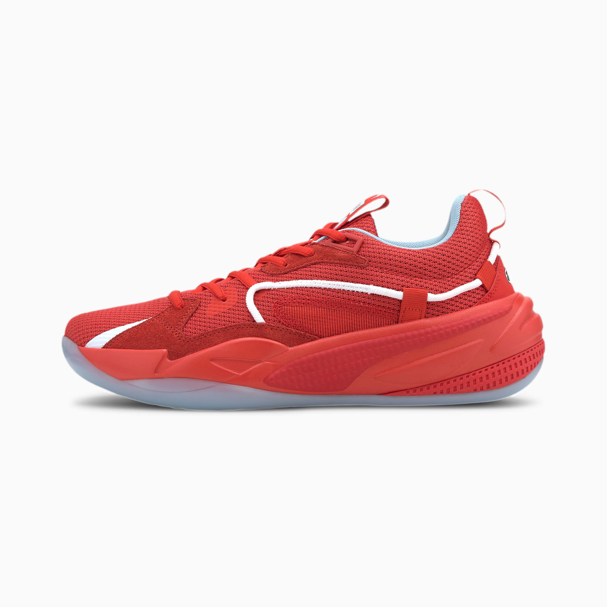 puma red basketball shoes