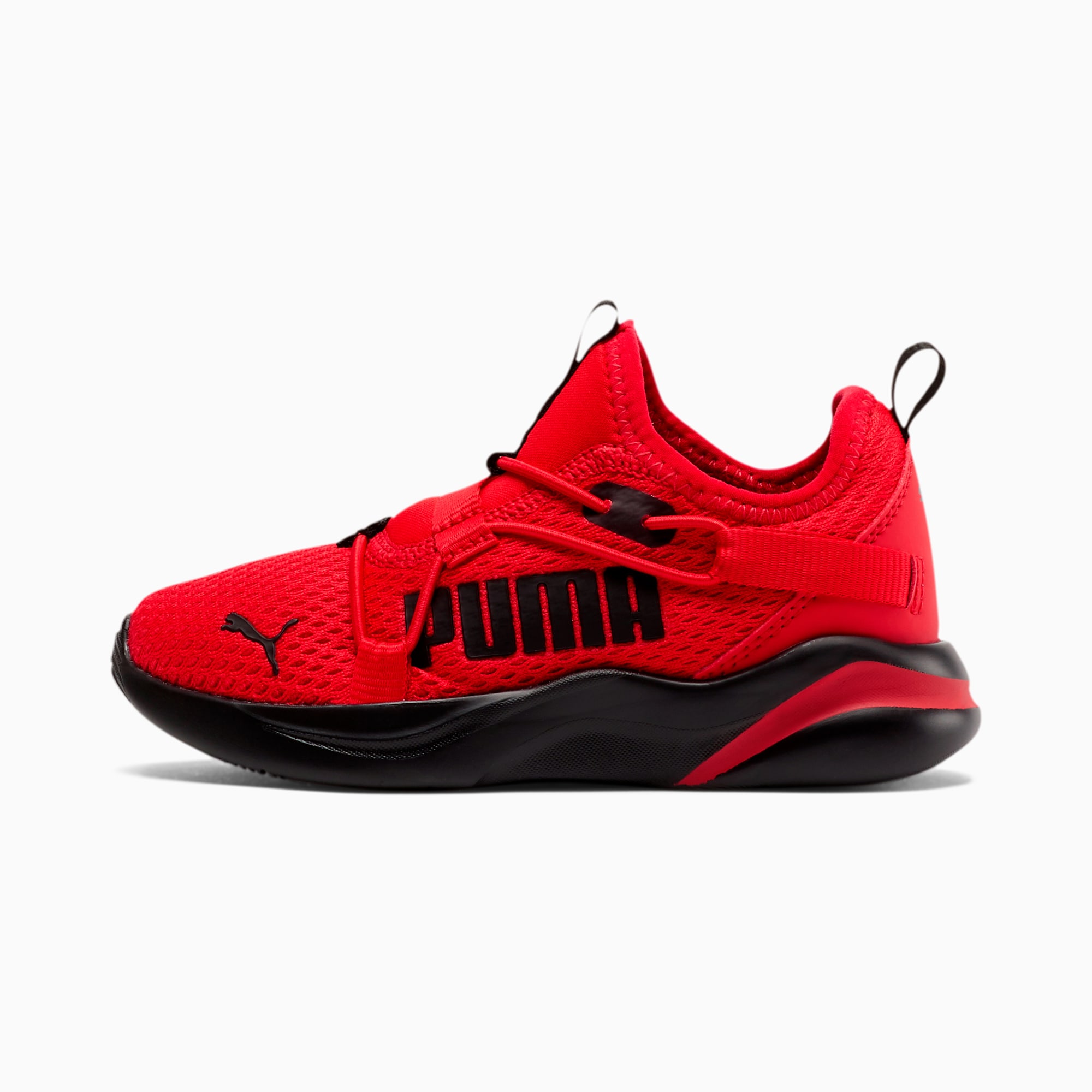 red puma shoes kids