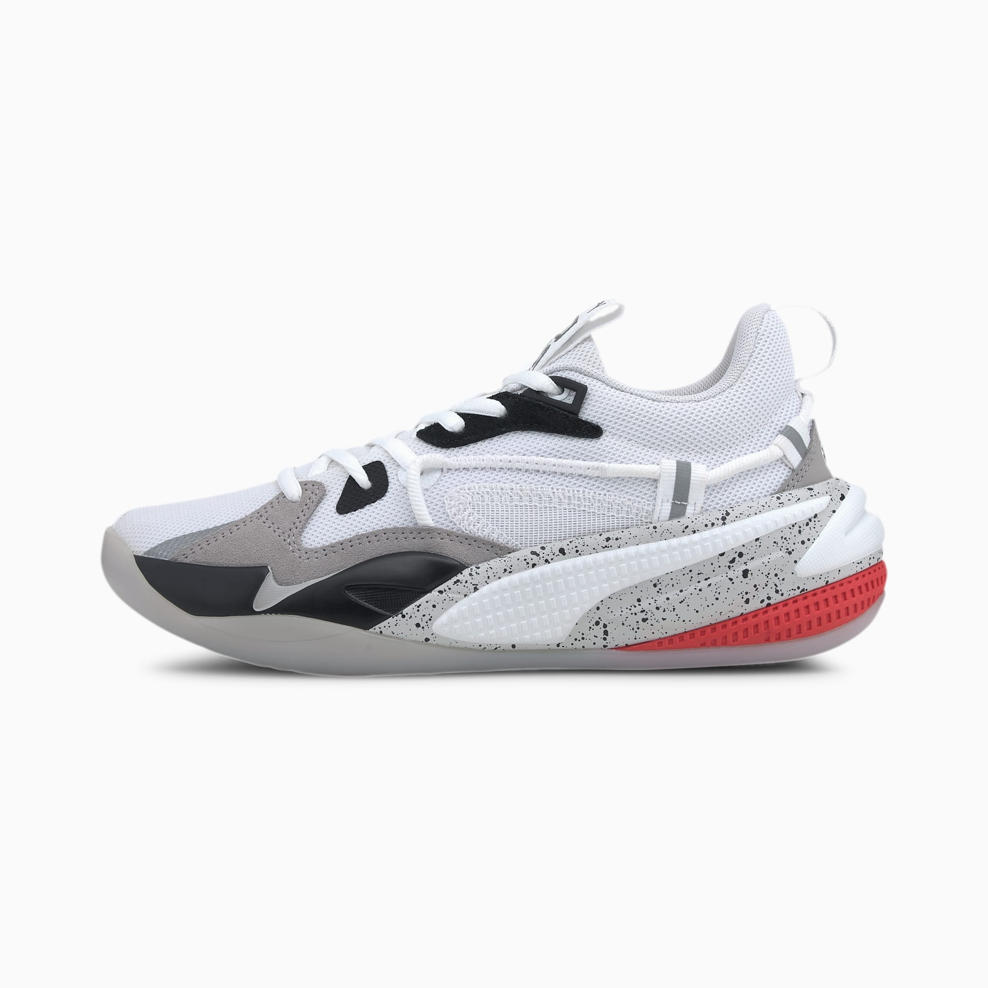 puma hoops white