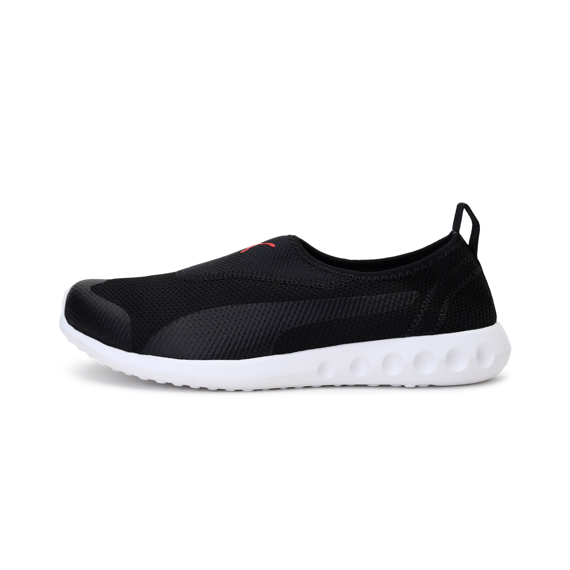 puma black slip ons