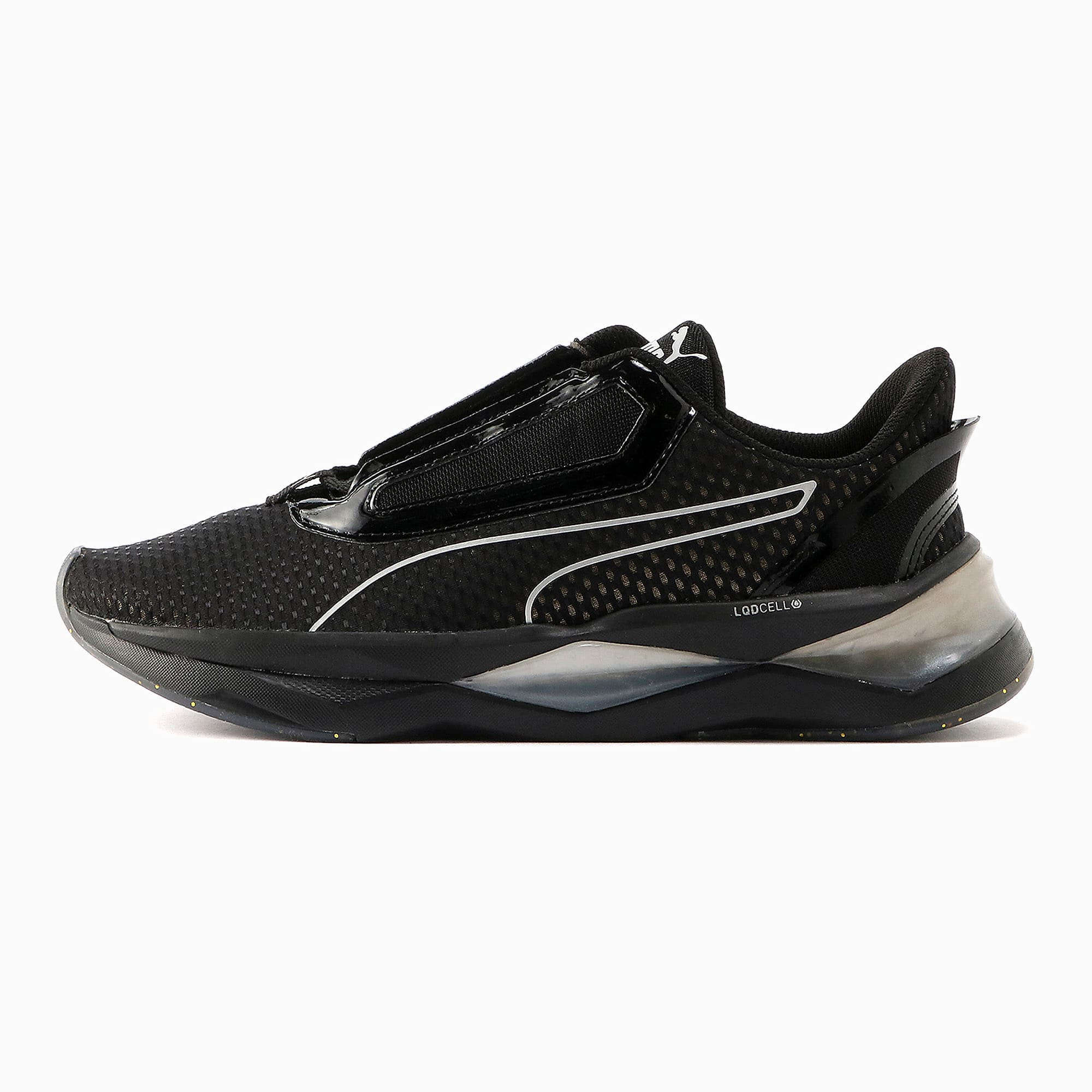 puma full black shoes