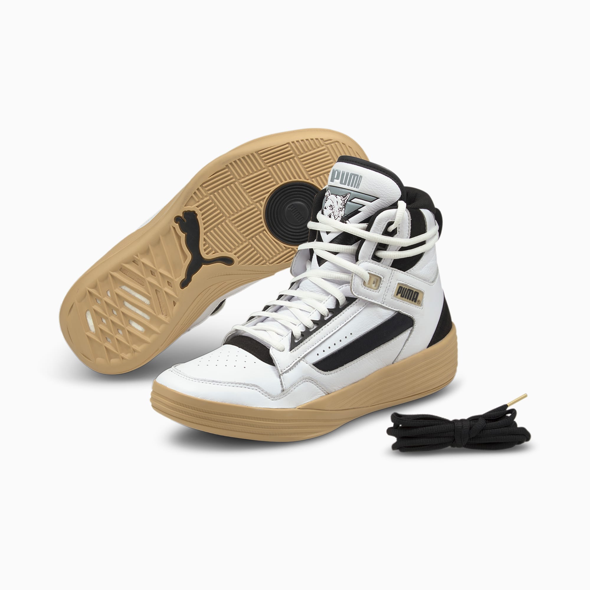 all white puma basketball shoes