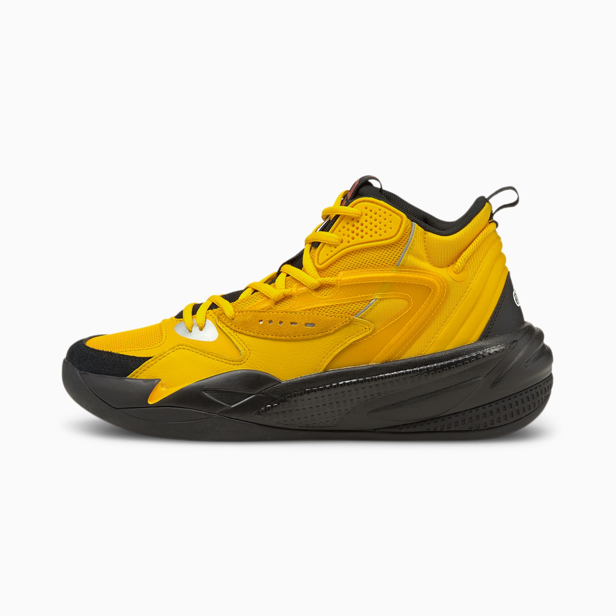 yellow puma basketball shoes
