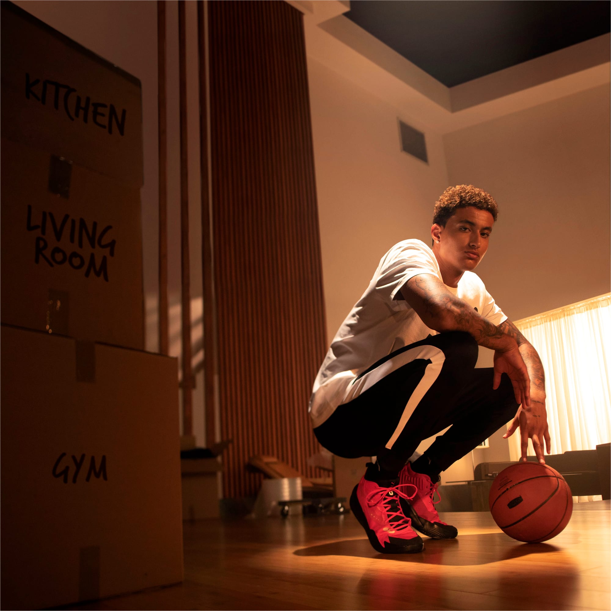 puma rs dreamer on court
